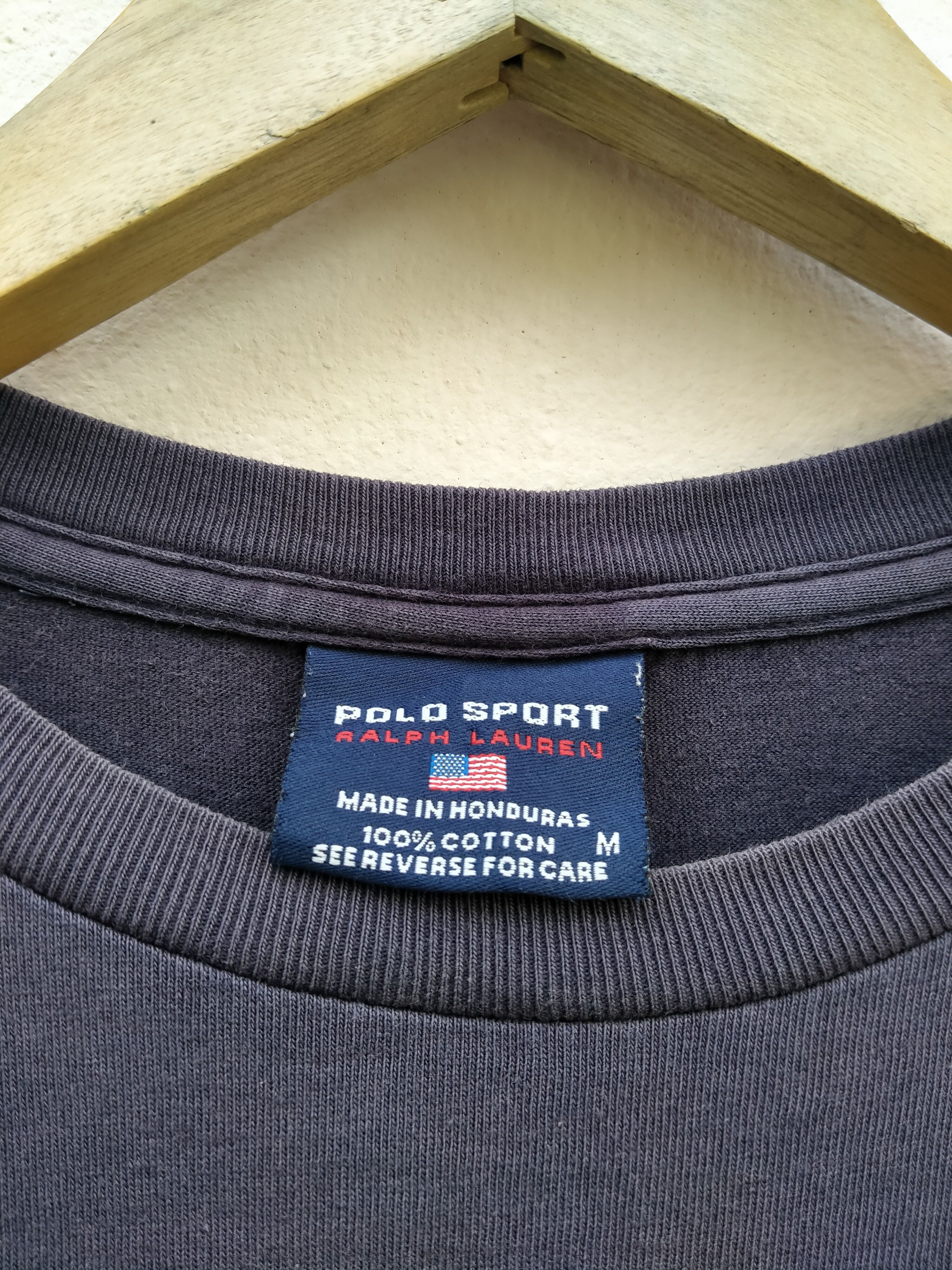 Polo Ralph Lauren Vintage Polo Sport Ralph Lauren SpellOut Tee Size US L / EU 52-54 / 3 - 4 Thumbnail