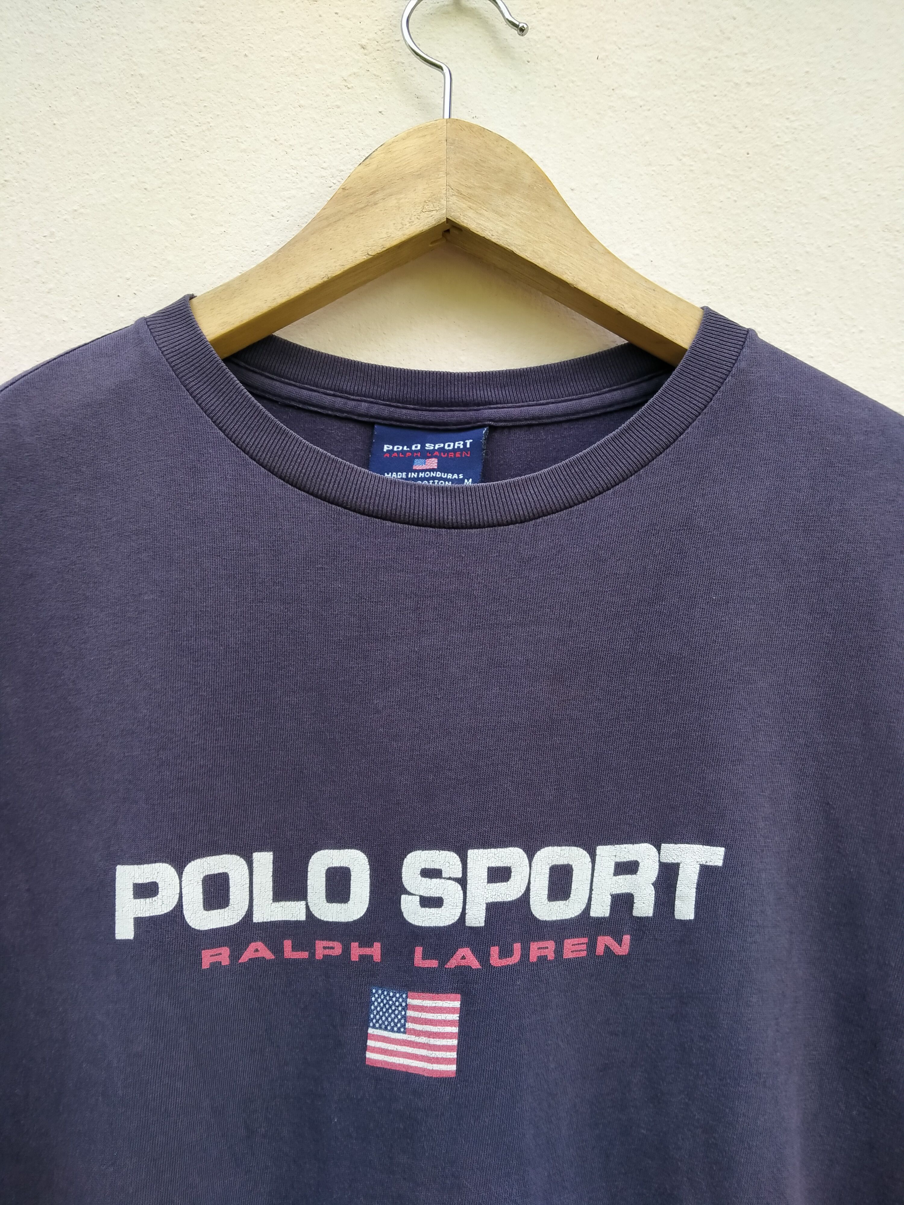 Polo Ralph Lauren Vintage Polo Sport Ralph Lauren SpellOut Tee Size US L / EU 52-54 / 3 - 3 Thumbnail