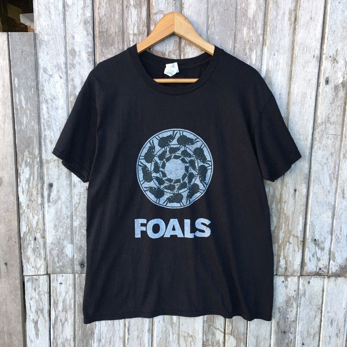 image of Alternative x Band Tees Foals British Indie Rock Band Tee in Black, Men's (Size Large)