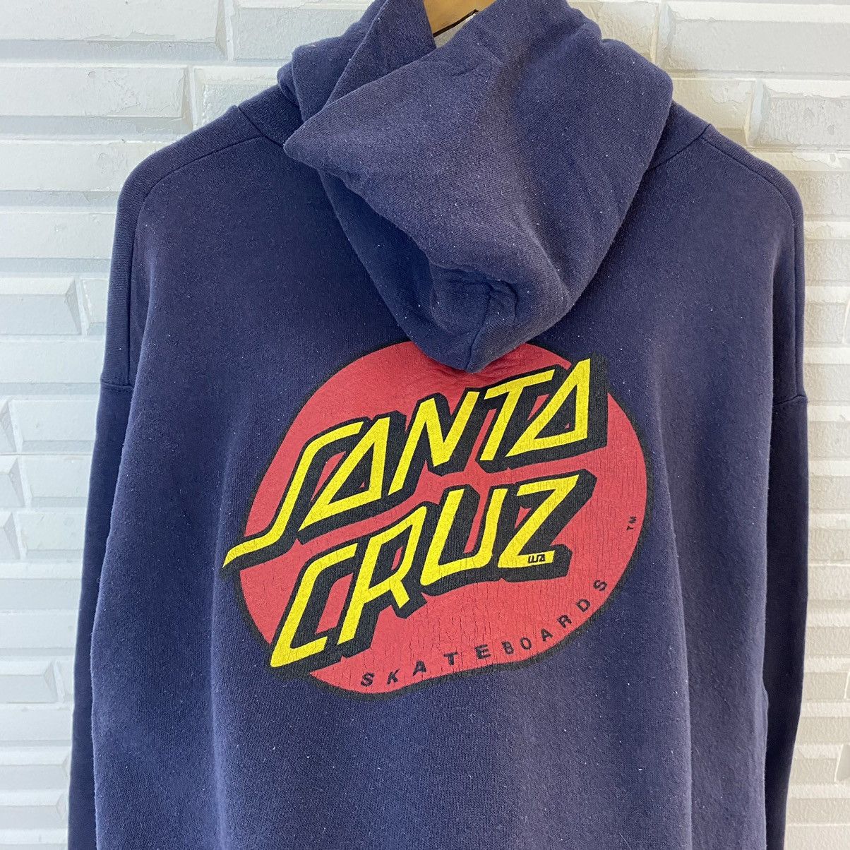 Santa Cruz Skateboards ☀️90s SANTA CRUZ SKATEBOARDS HOODIE Size US M / EU 48-50 / 2 - 9 Thumbnail