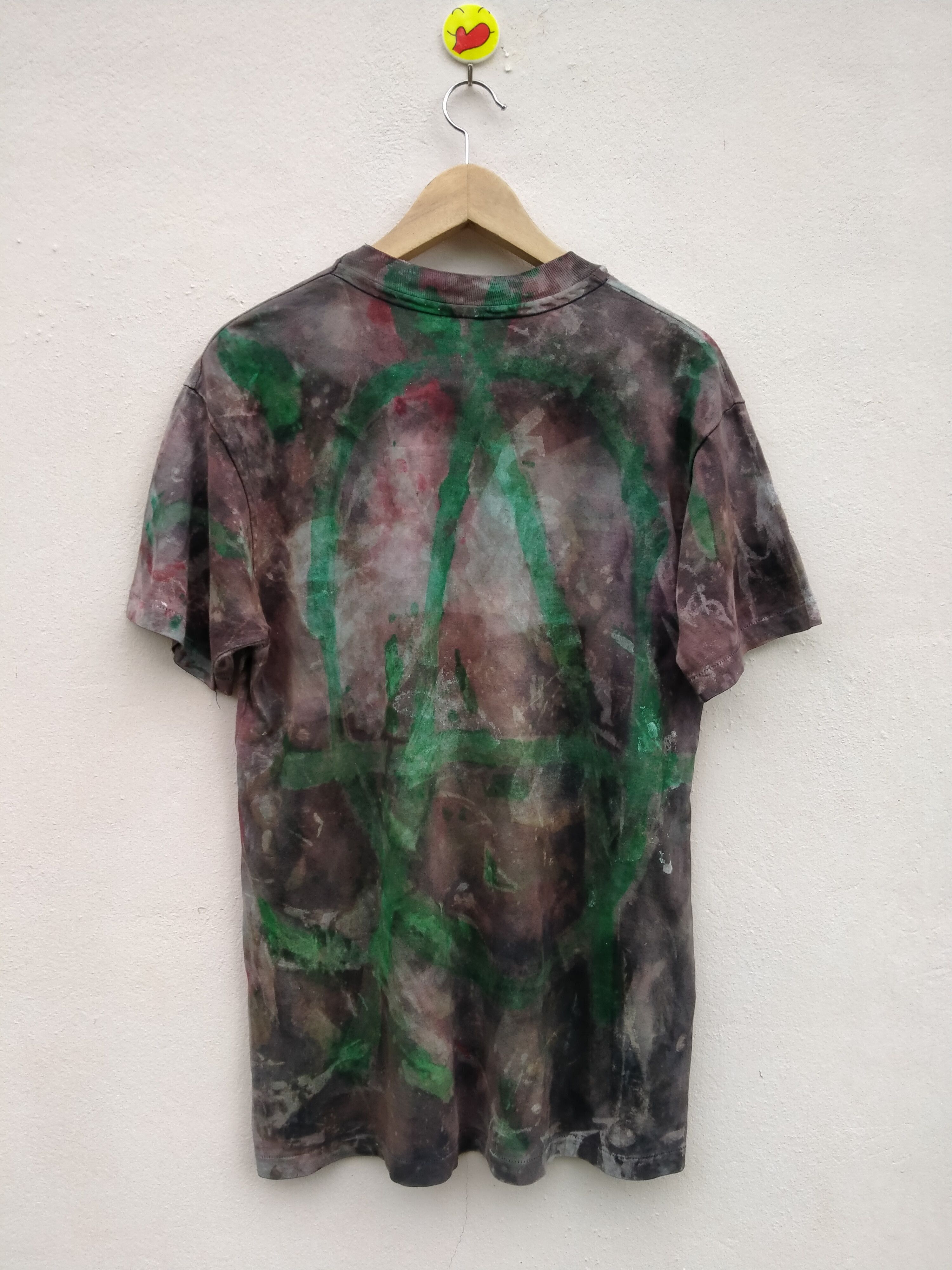 Band Tees Rare!! Vintage 90s Anarchy Abstract Logo Size US M / EU 48-50 / 2 - 2 Thumbnail