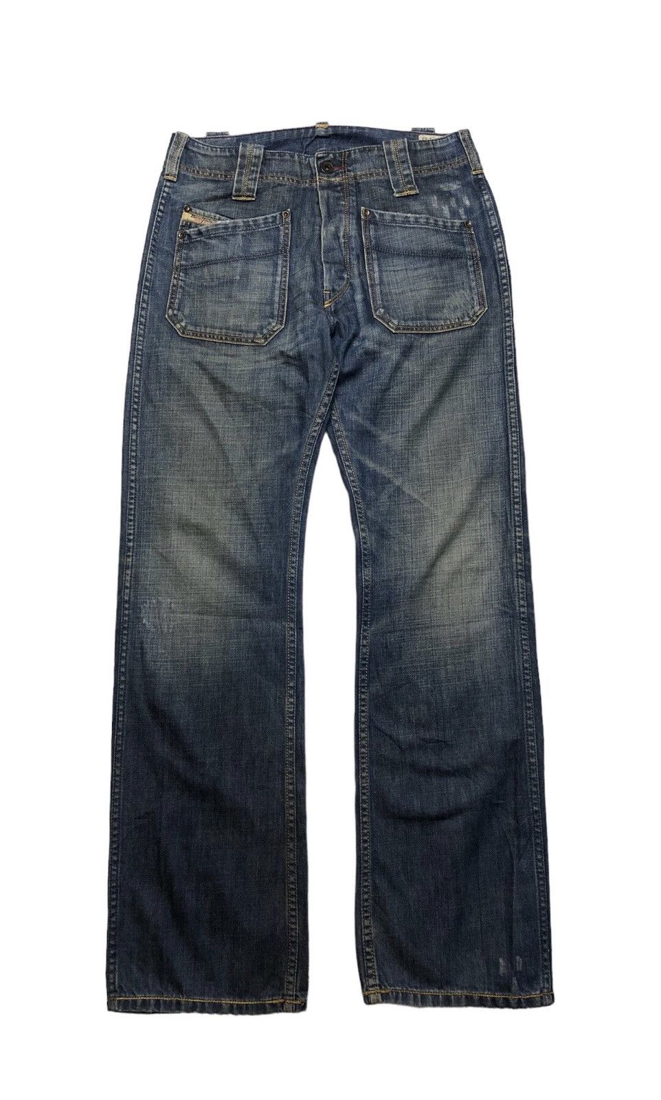 Designer × Diesel × Diesel Black Gold Diesel Moorix jeans Size US 31 - 1 Thumbnail