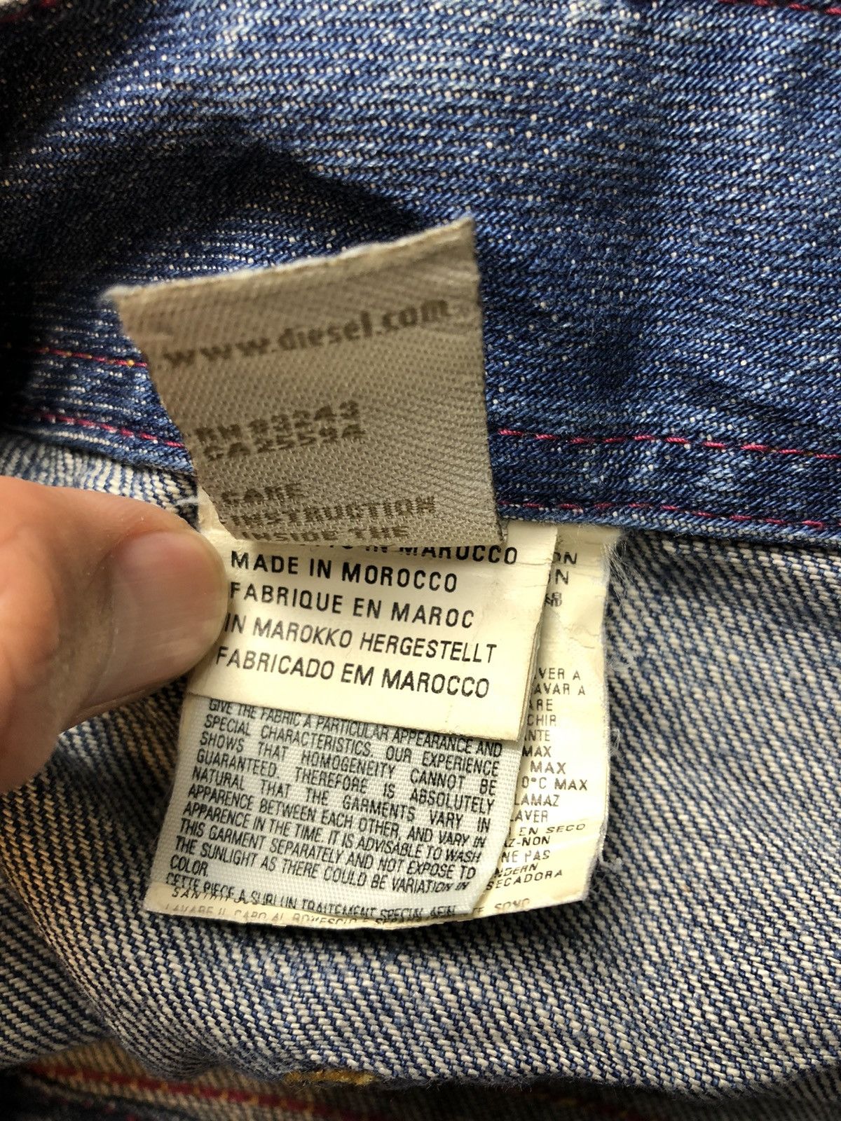 Designer × Diesel × Diesel Black Gold Diesel Moorix jeans Size US 31 - 13 Thumbnail