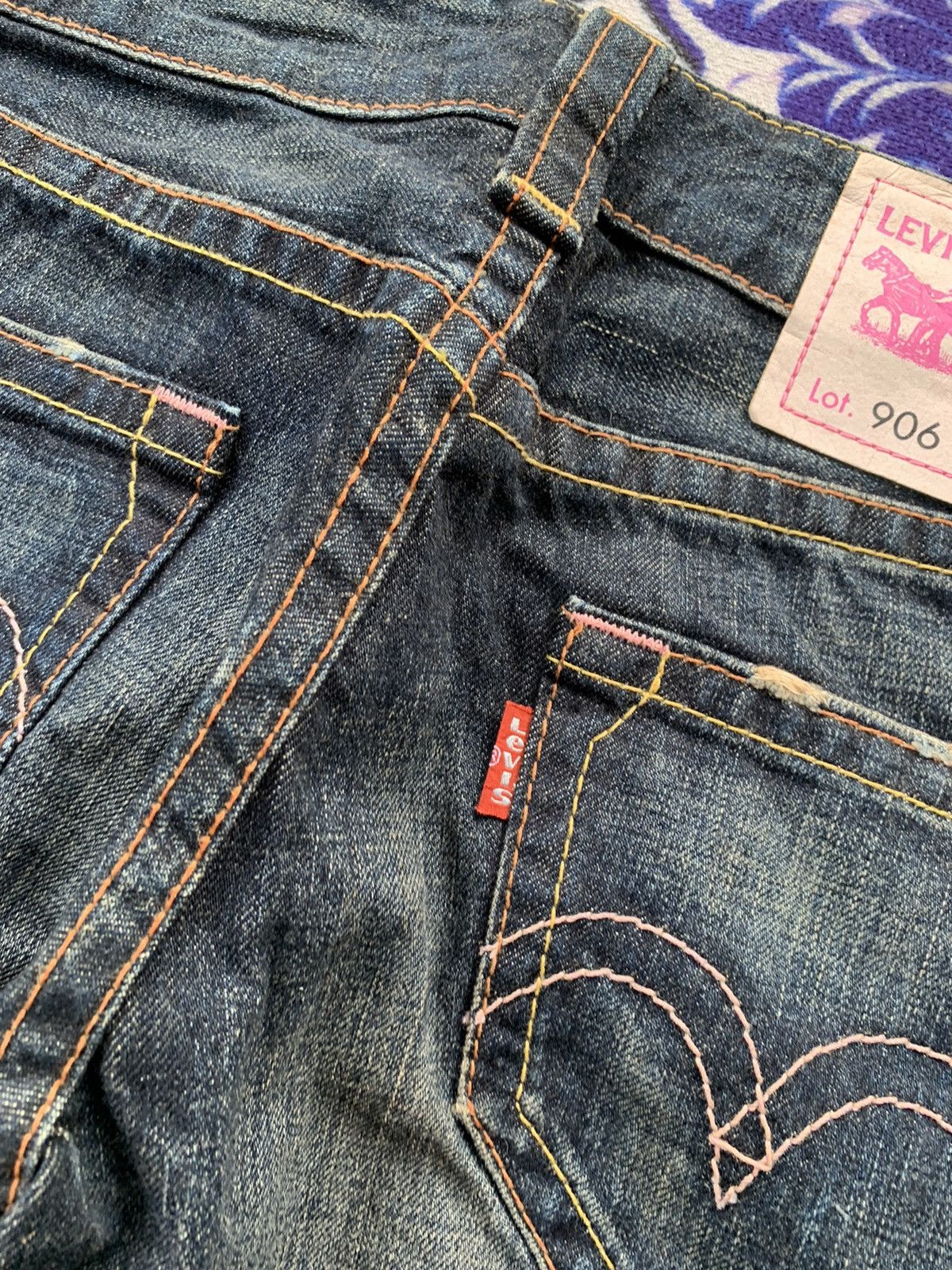 Levi's Levis Flare 906 Jeans Women Size 27" / US 4 / IT 40 - 12 Thumbnail