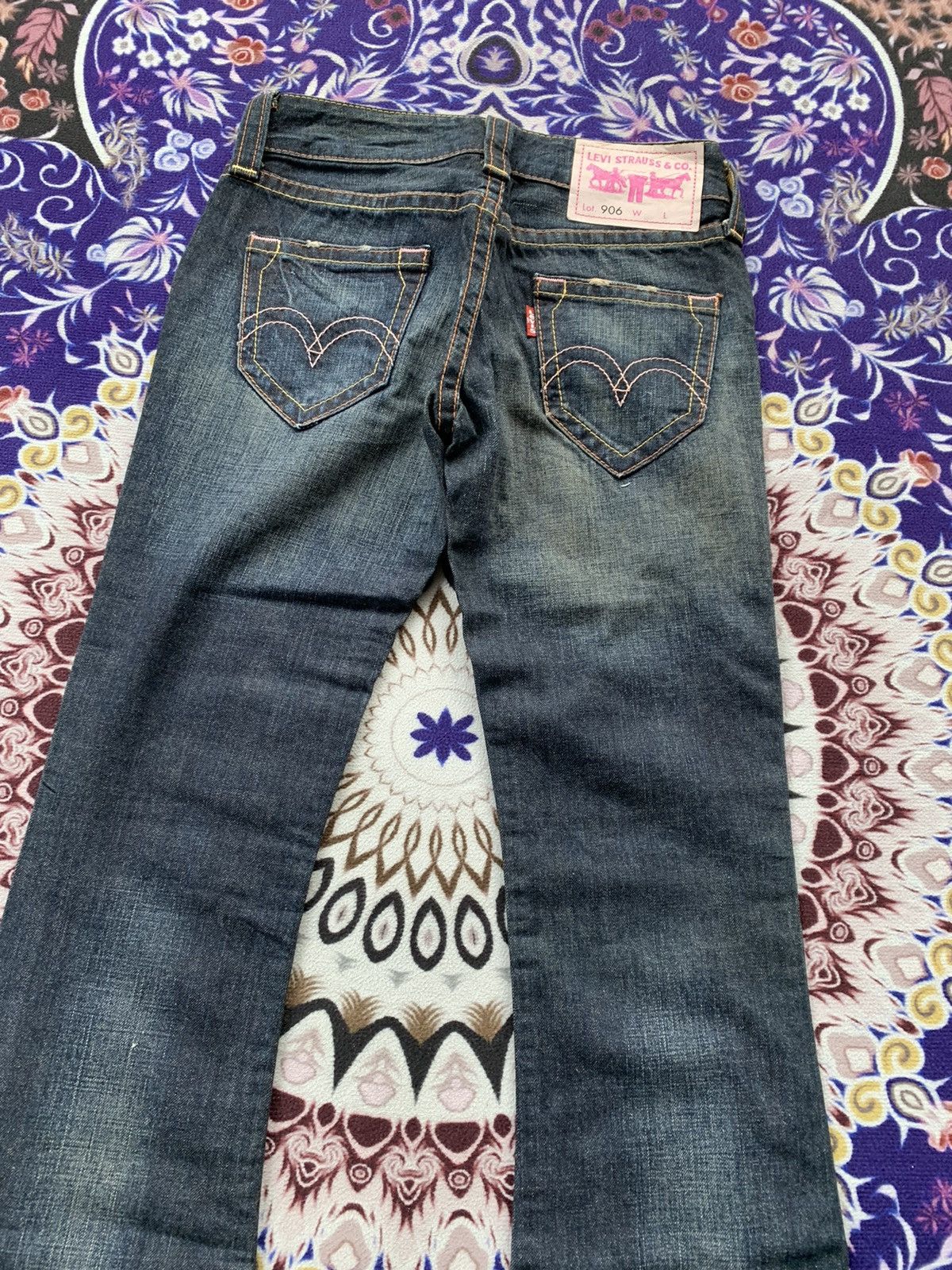 Levi's Levis Flare 906 Jeans Women Size 27" / US 4 / IT 40 - 11 Thumbnail
