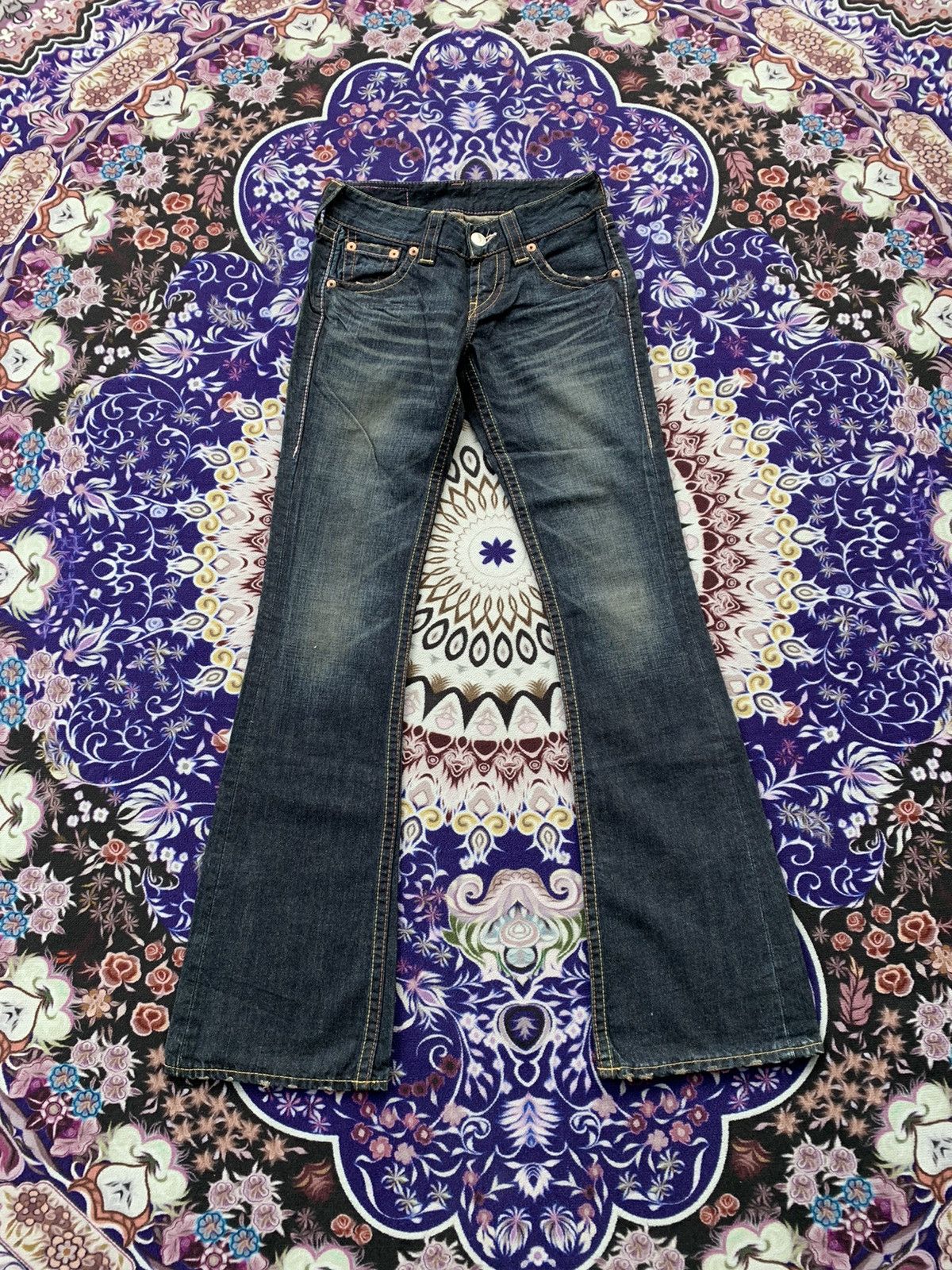 Levi's Levis Flare 906 Jeans Women Size 27" / US 4 / IT 40 - 1 Thumbnail
