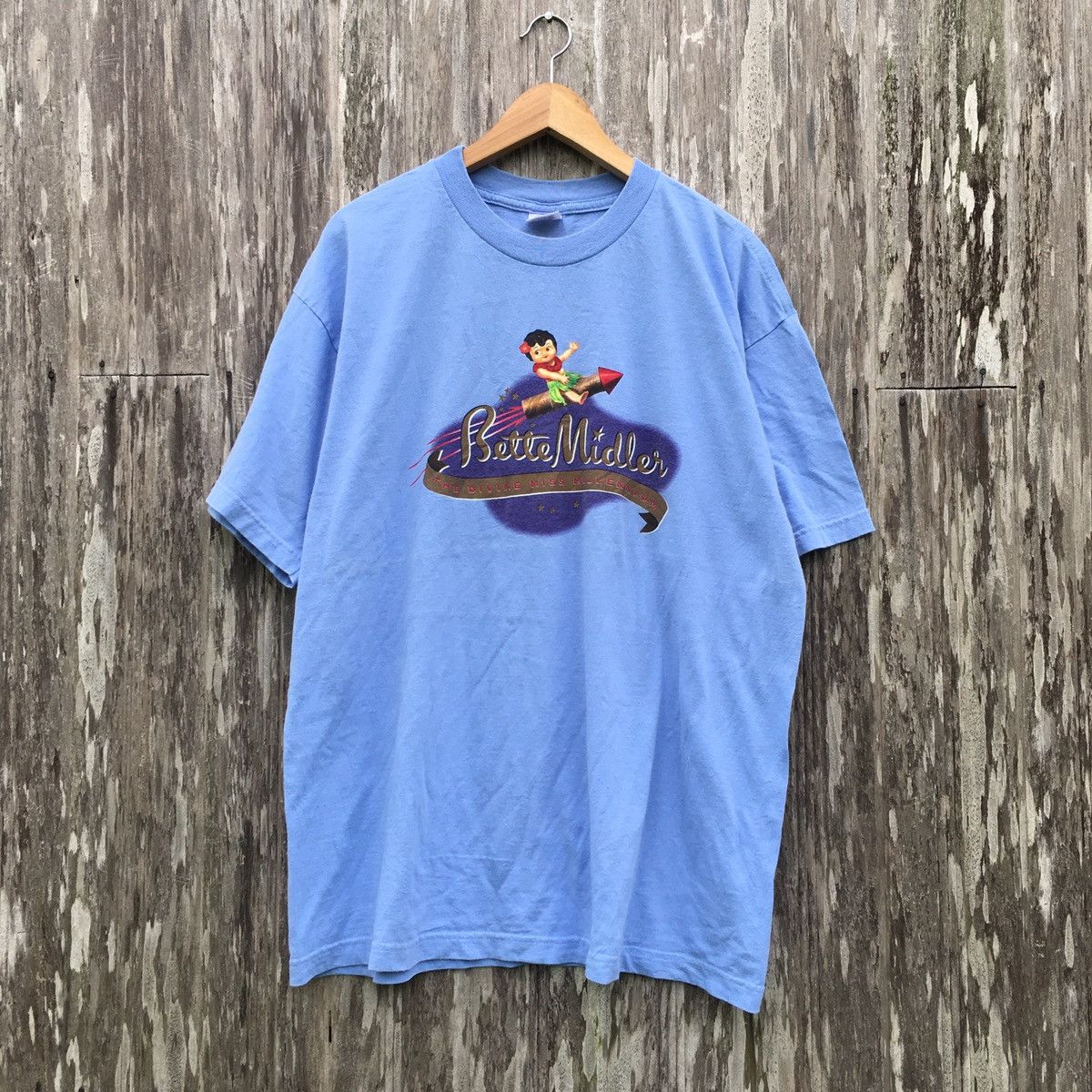 Band Tees Vintage Y2K Bette Midler American Singer ERD GRUNGE TEE Size US XL / EU 56 / 4 - 1 Thumbnail