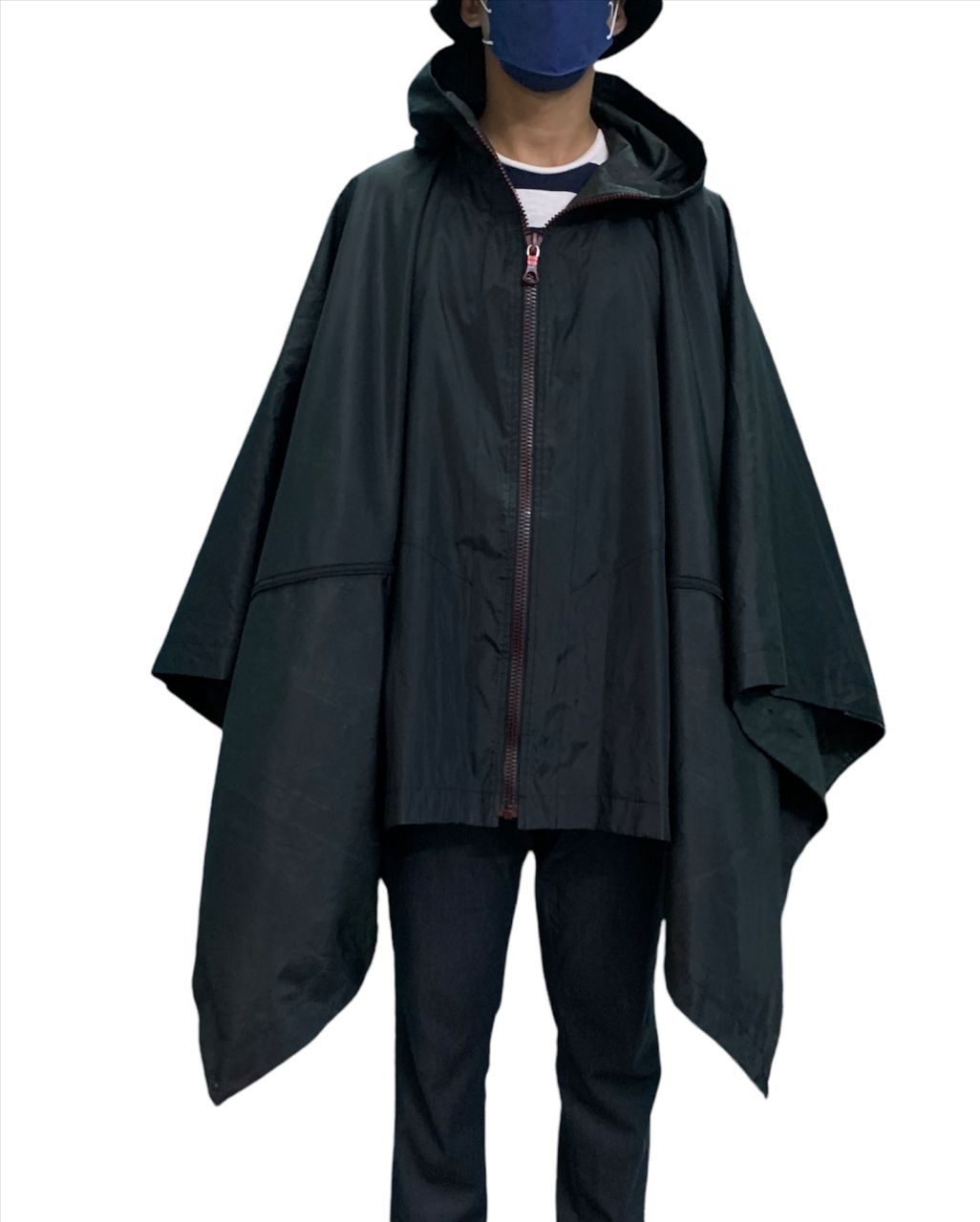Issey Miyake Archive Runway Issey Miyake Poncho Oversized Hoodie Size US L / EU 52-54 / 3 - 4 Thumbnail