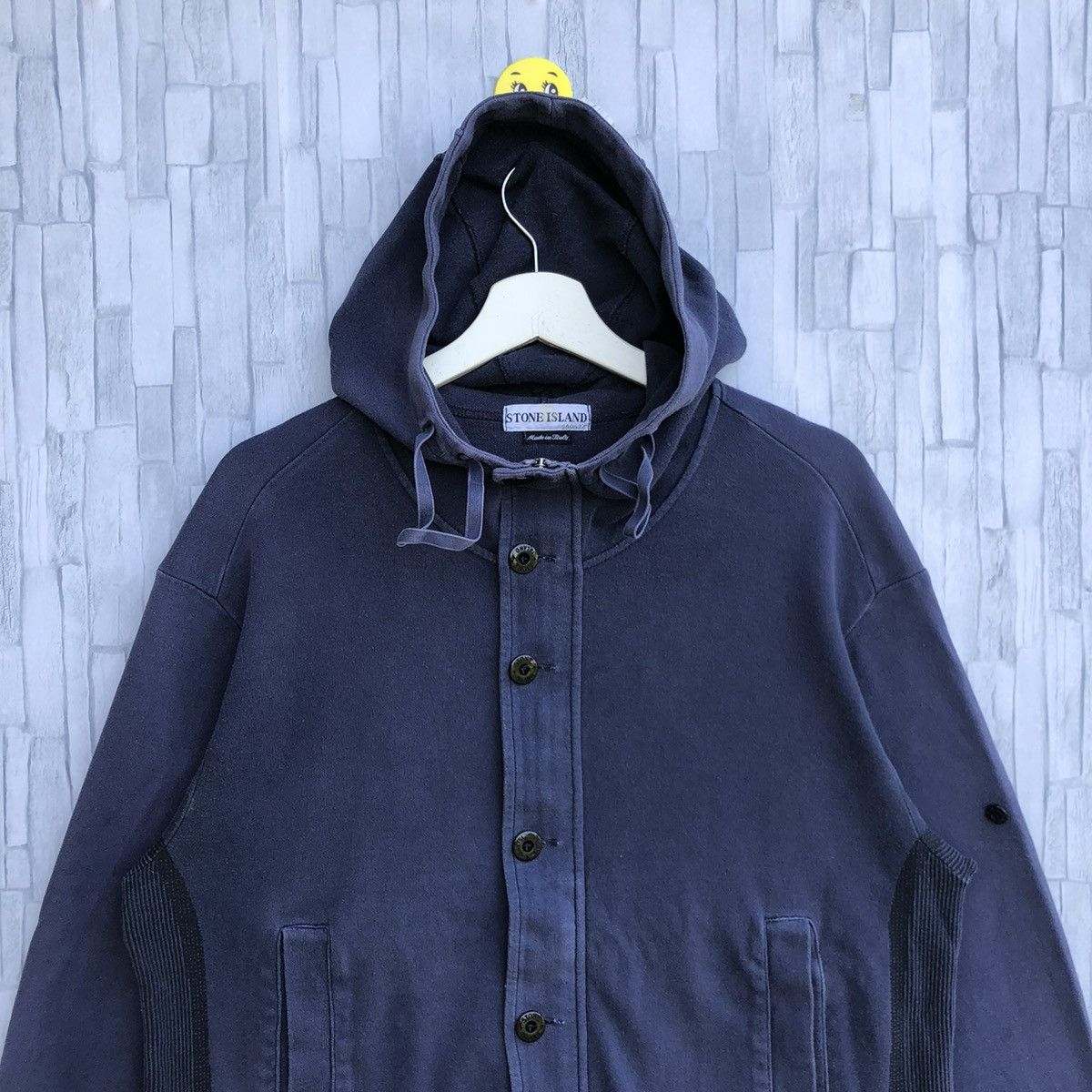 Stone Island Vintage Stone Island Hoodie Sweatshirt Jumper Pullover Size US L / EU 52-54 / 3 - 4 Thumbnail