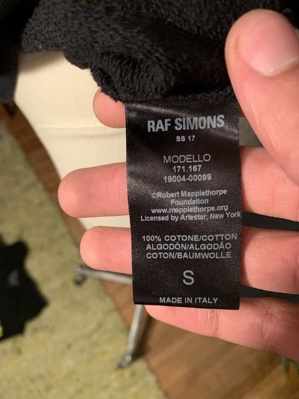 Raf Simons × Raf by Raf Simons Raf Simons Rare Oversized Robert Mapplethorpe Print Sweater Size US S / EU 44-46 / 1 - 8 Thumbnail