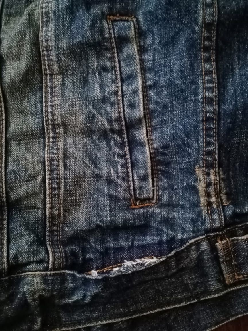 Other Ezra Fitch Nice Distressed Design Denim Jackets Size US M / EU 48-50 / 2 - 8 Thumbnail