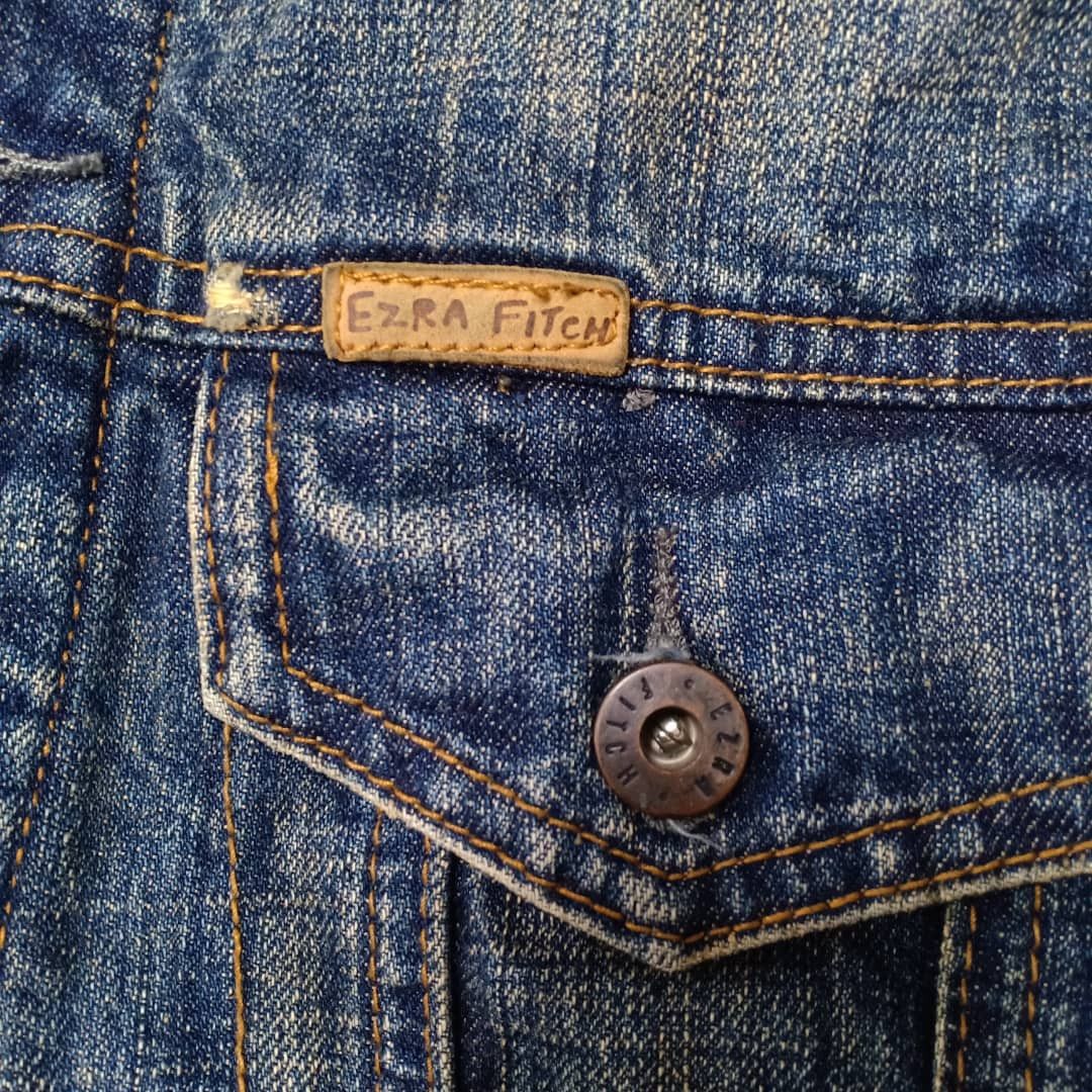 Other Ezra Fitch Nice Distressed Design Denim Jackets Size US M / EU 48-50 / 2 - 3 Thumbnail