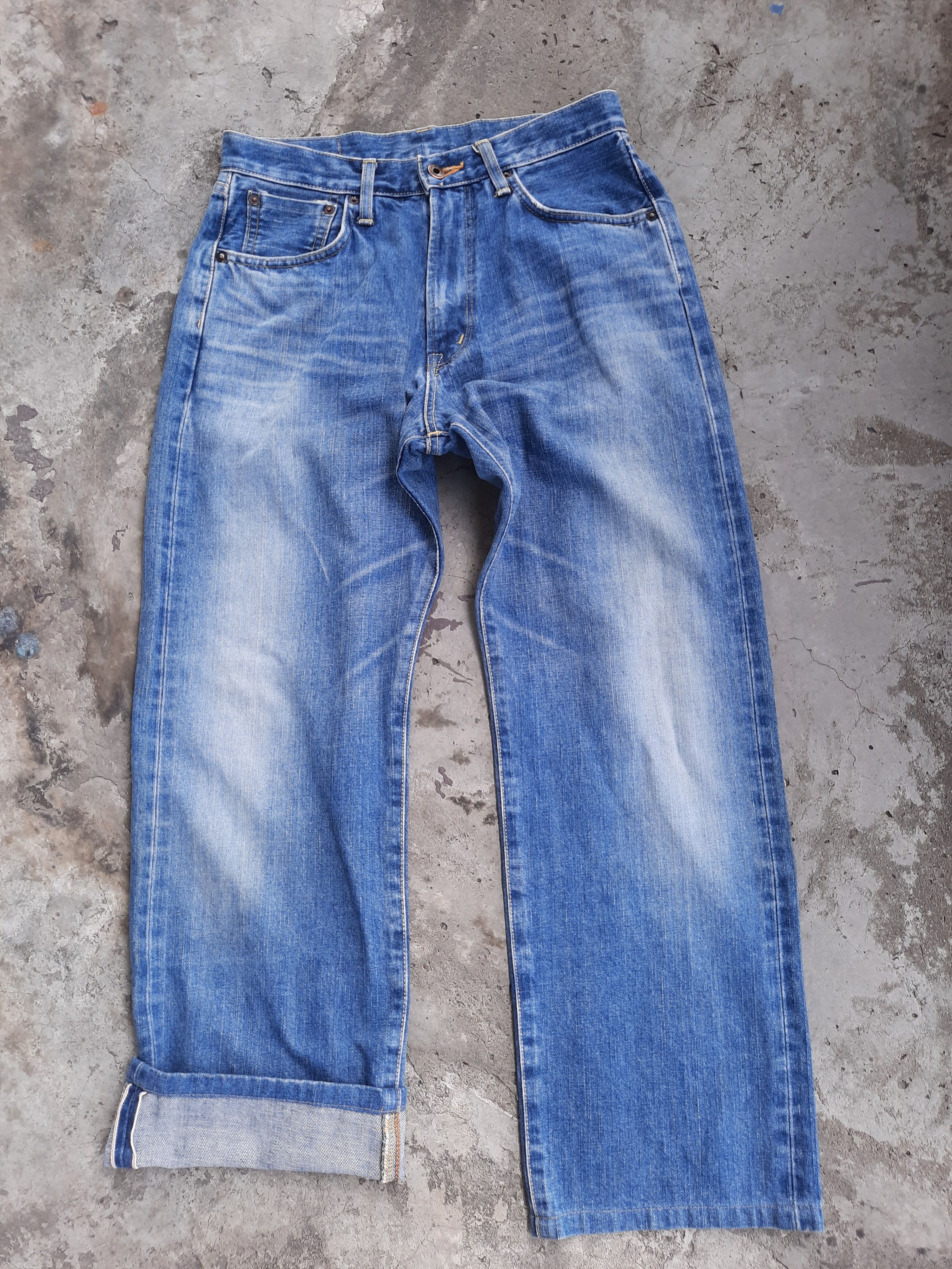 Edwin Edwin 505 Selvedge Denim Size US 31 - 1 Thumbnail
