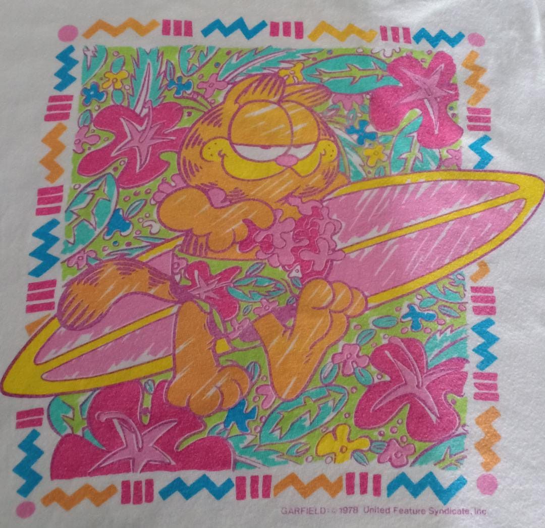 Cartoon Network × Vintage Vintage 70s Garfiled Tee Size US M / EU 48-50 / 2 - 1 Thumbnail