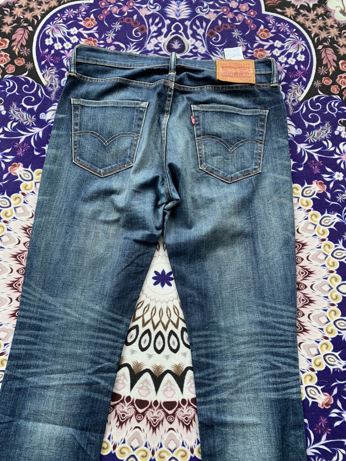 Levi's Vintage Clothing Levis 511 Faded Wash Denim Size US 34 / EU 50 - 10 Thumbnail