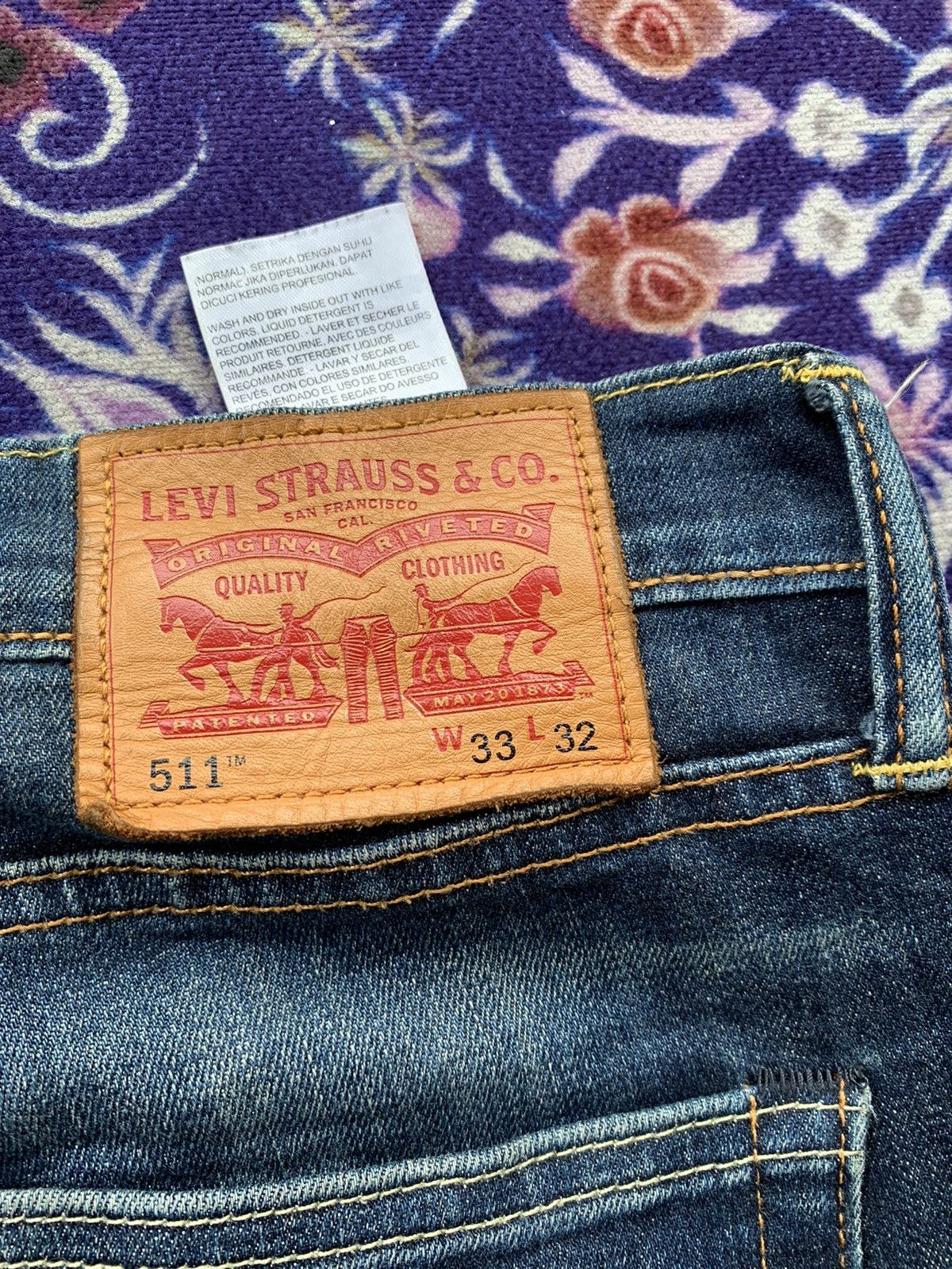 Levi's Vintage Clothing Levis 511 Faded Wash Denim Size US 34 / EU 50 - 12 Thumbnail