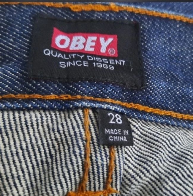Obey Obey Selvedge Distressed Denim Size US 28 / EU 44 - 6 Thumbnail