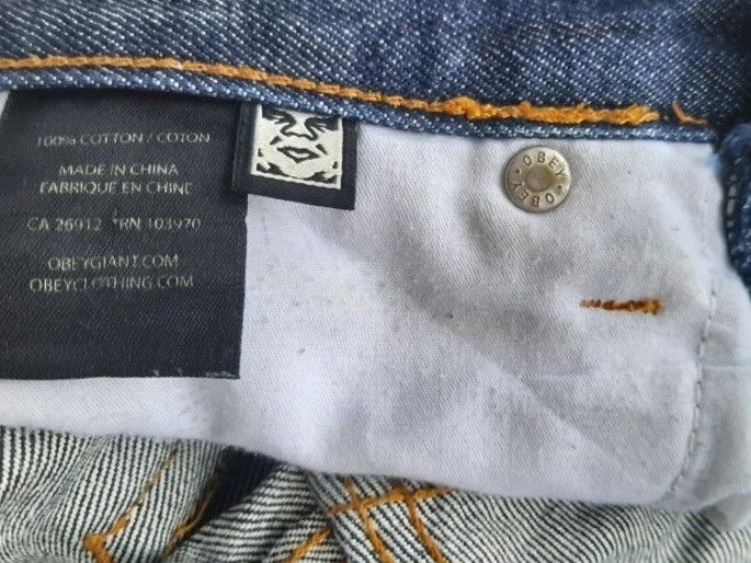 Obey Obey Selvedge Distressed Denim Size US 28 / EU 44 - 7 Thumbnail