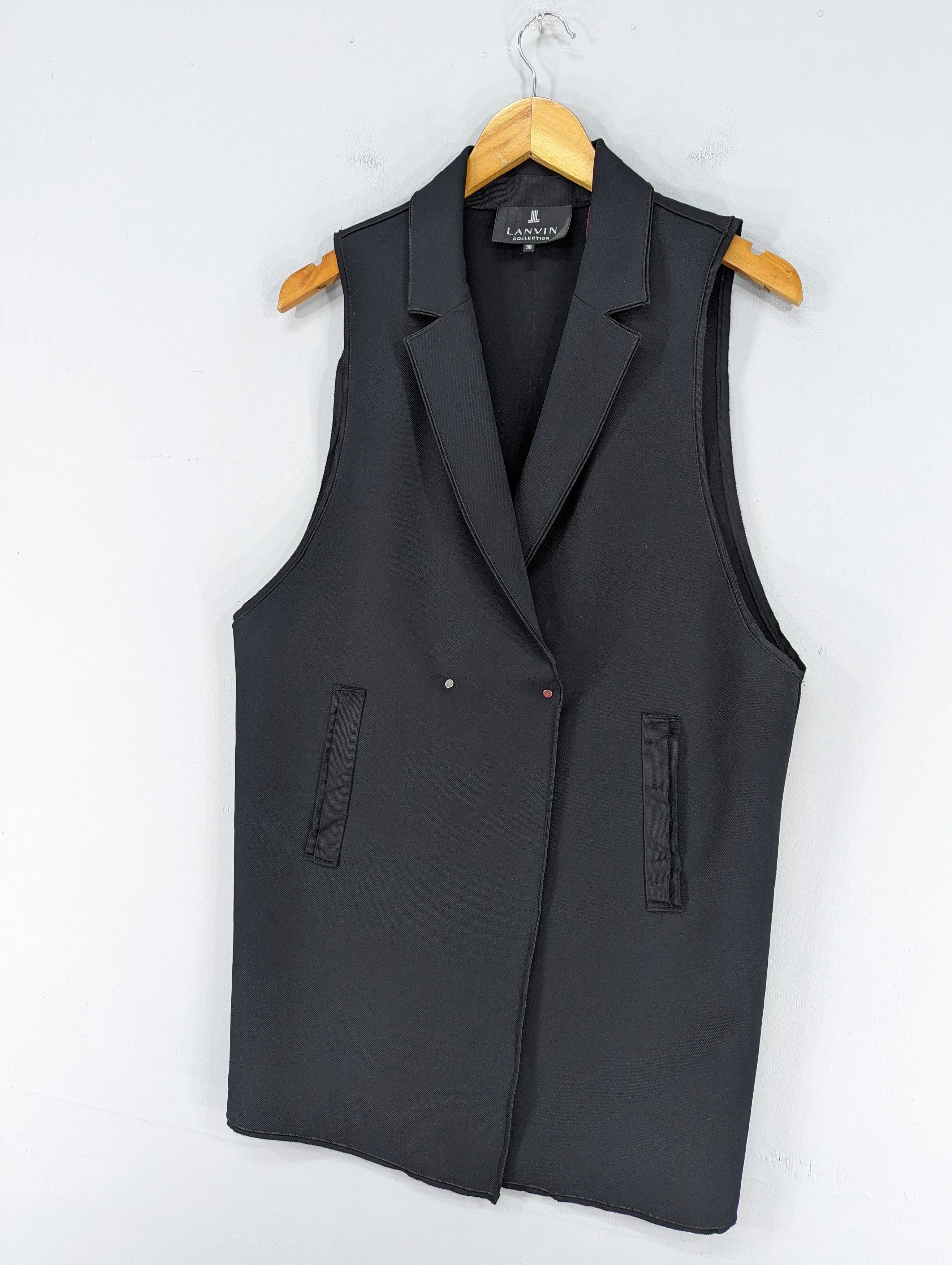 Lancel 🔥RARE🔥Lanvin Collection Vest Jacket Size M / US 6-8 / IT 42-44 - 3 Thumbnail