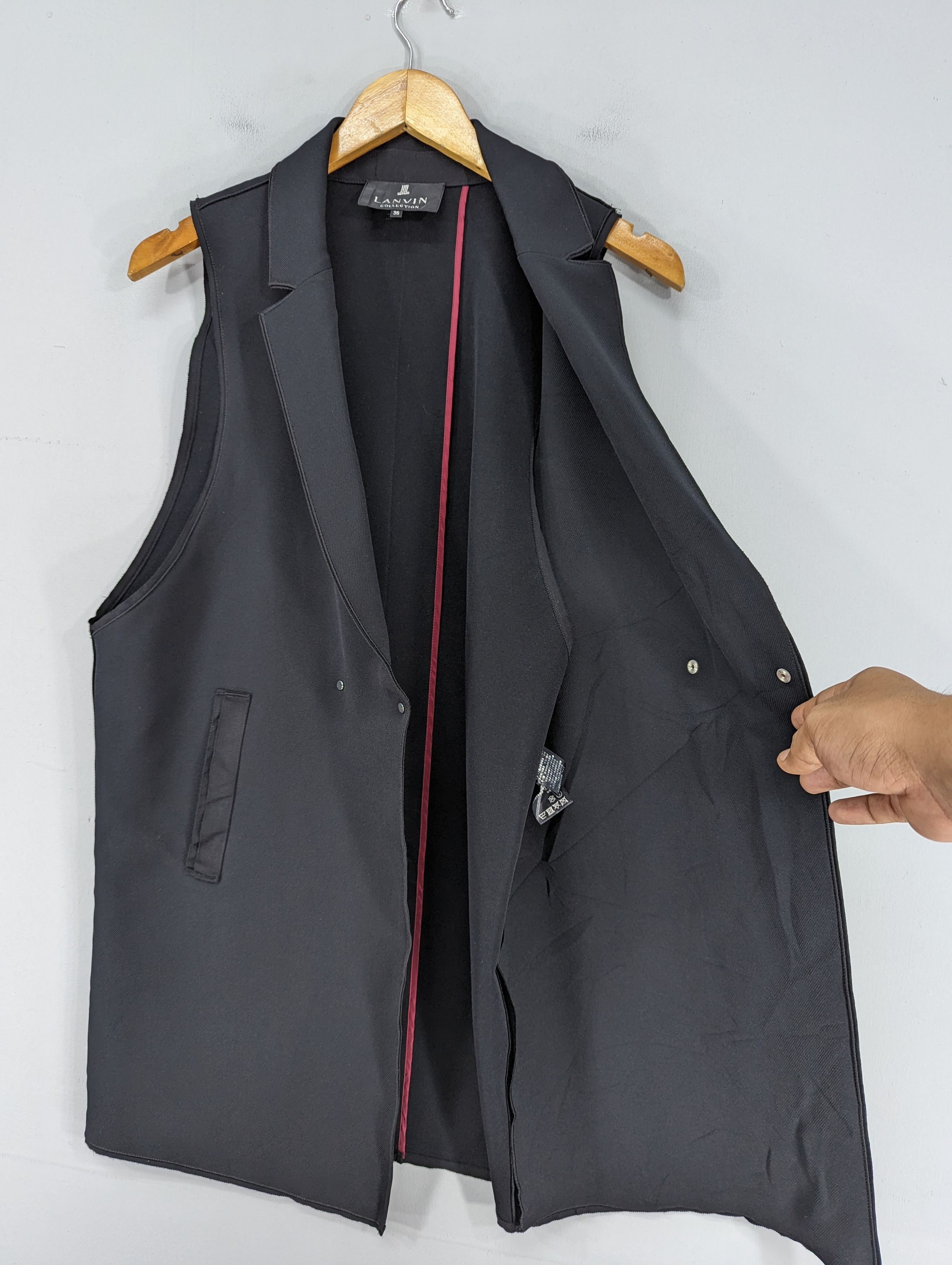 Lancel 🔥RARE🔥Lanvin Collection Vest Jacket Size M / US 6-8 / IT 42-44 - 4 Thumbnail