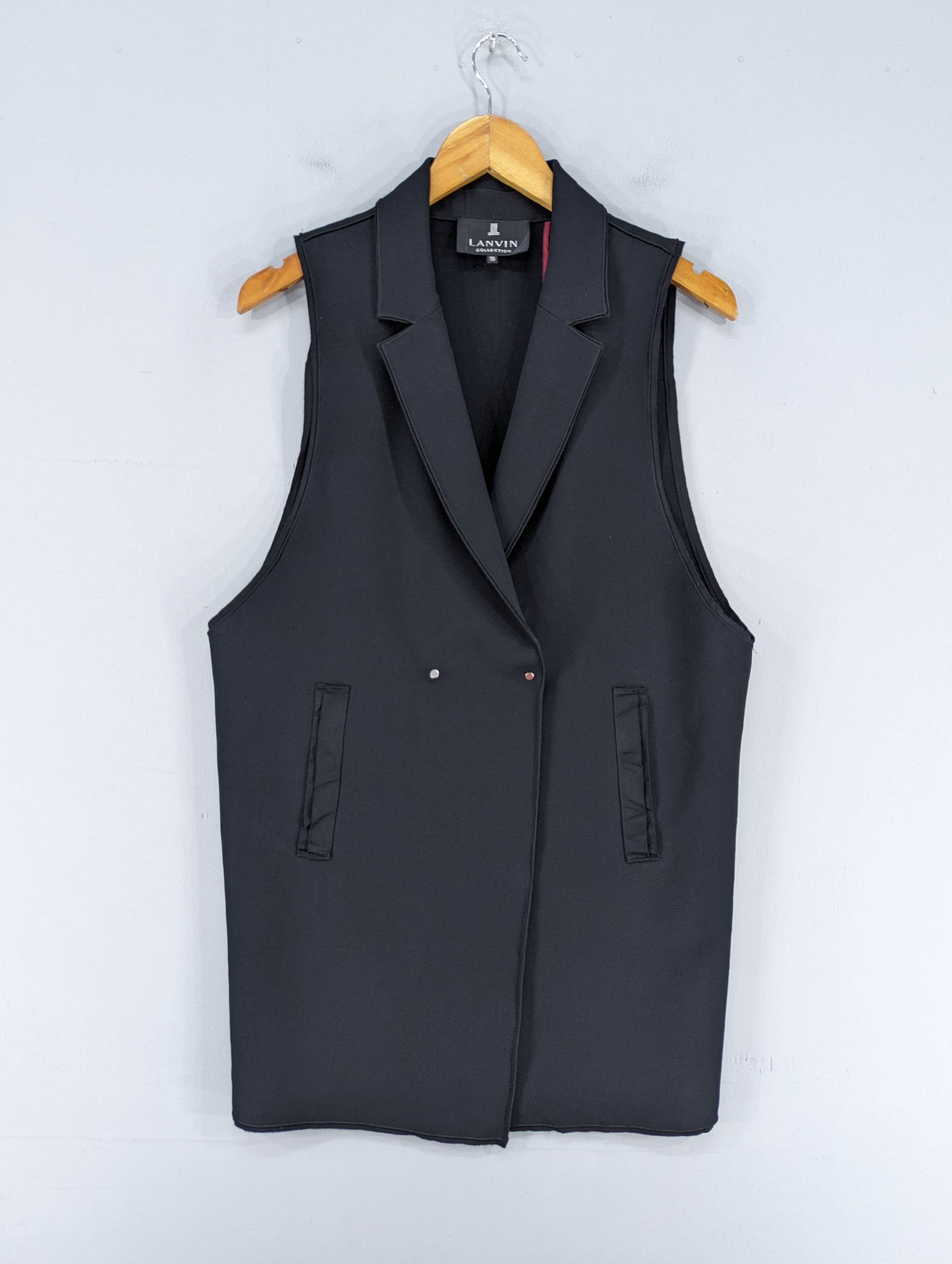 Lancel 🔥RARE🔥Lanvin Collection Vest Jacket Size M / US 6-8 / IT 42-44 - 1 Thumbnail