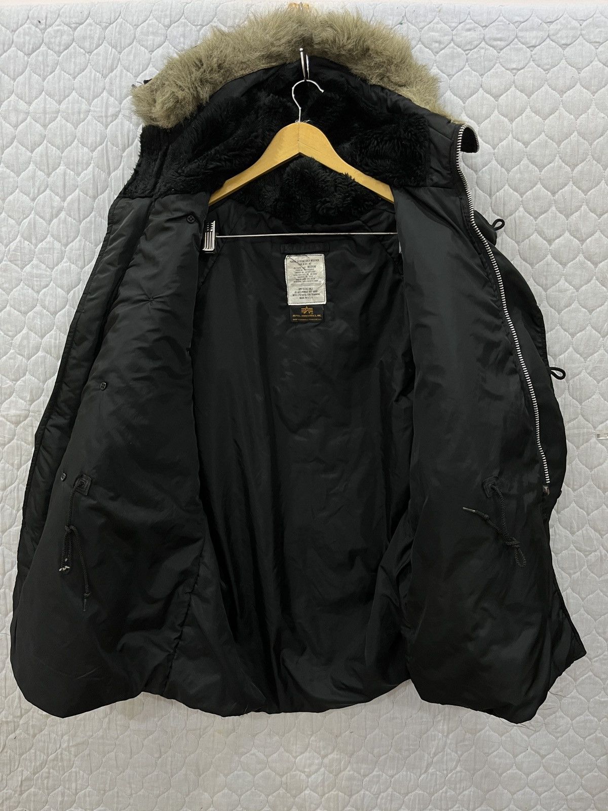 If Six Was Nine (Xx). VINTAGE ALPHA INDUSTRIES PARKA HOODIE FUR JACKET Size US M / EU 48-50 / 2 - 3 Thumbnail