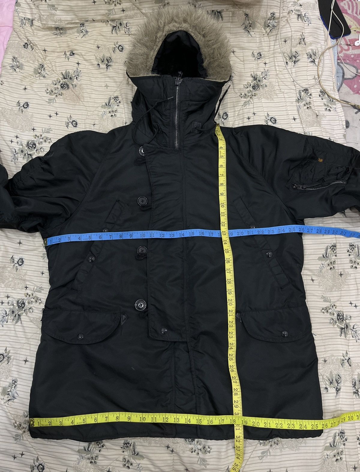 If Six Was Nine (Xx). VINTAGE ALPHA INDUSTRIES PARKA HOODIE FUR JACKET Size US M / EU 48-50 / 2 - 11 Thumbnail