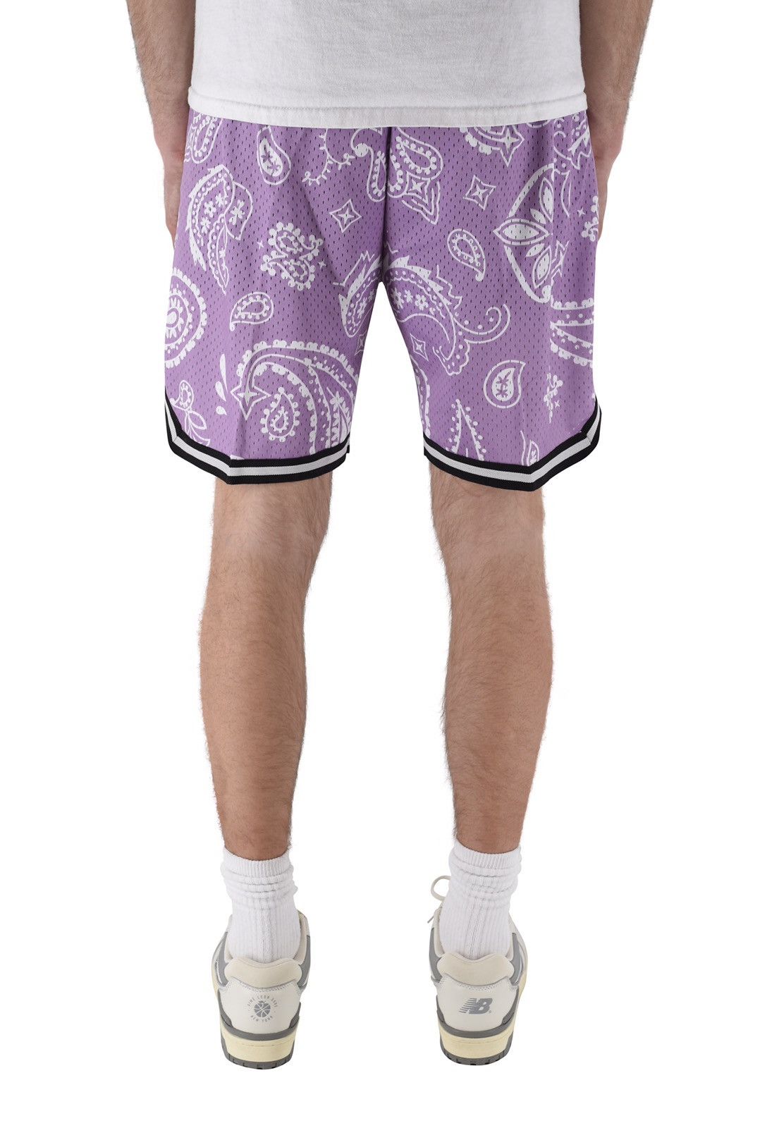 Other Paisley Basketball Shorts Lavender M Size US 30 / EU 46 - 5 Thumbnail