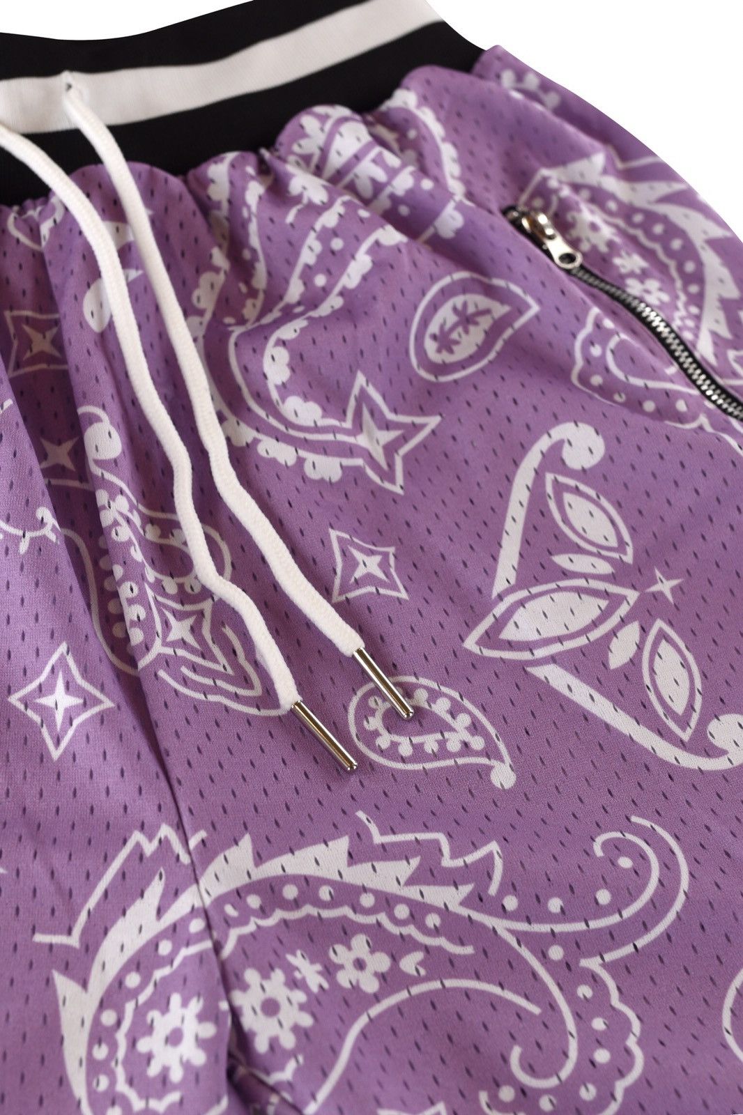 Other Paisley Basketball Shorts Lavender M Size US 30 / EU 46 - 3 Thumbnail