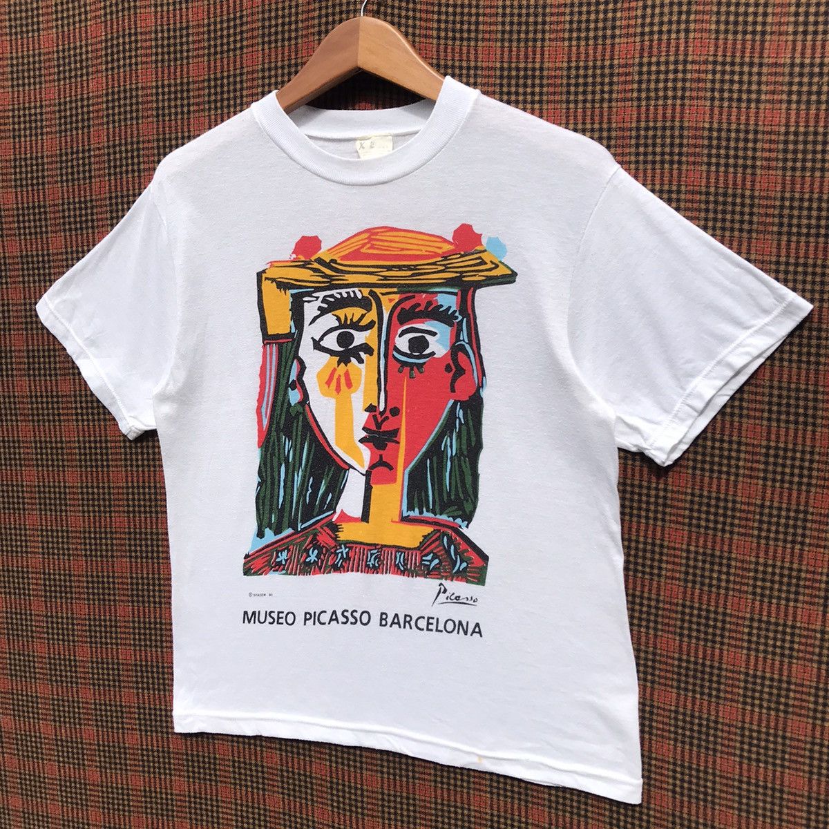 Vintage 90s Vintage Picasso Shirt Museo Picasso Barcelona. Size US S / EU 44-46 / 1 - 3 Thumbnail