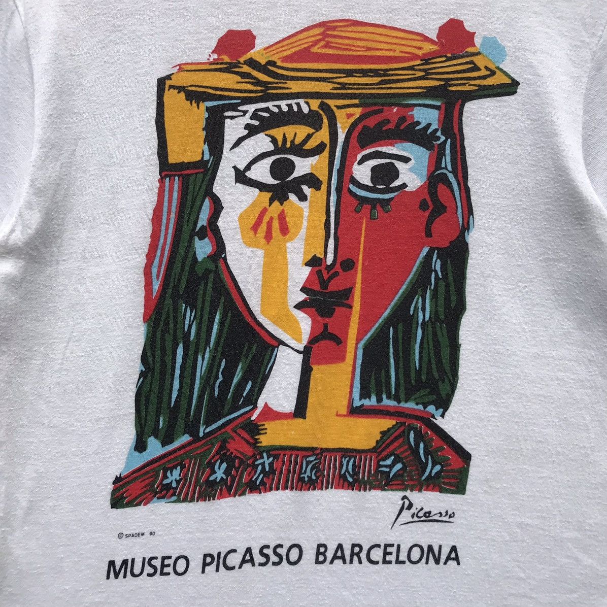 Vintage 90s Vintage Picasso Shirt Museo Picasso Barcelona. Size US S / EU 44-46 / 1 - 6 Thumbnail