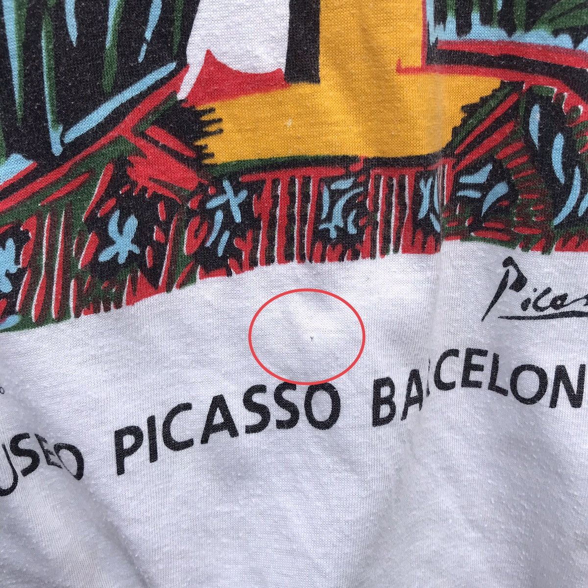 Vintage 90s Vintage Picasso Shirt Museo Picasso Barcelona. Size US S / EU 44-46 / 1 - 8 Thumbnail