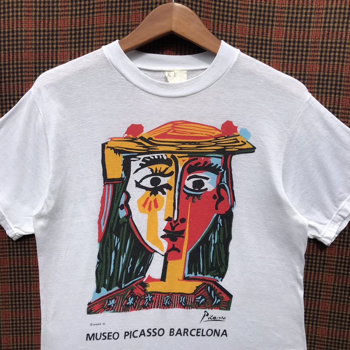 Vintage 90s Vintage Picasso Shirt Museo Picasso Barcelona. Size US S / EU 44-46 / 1 - 5 Thumbnail