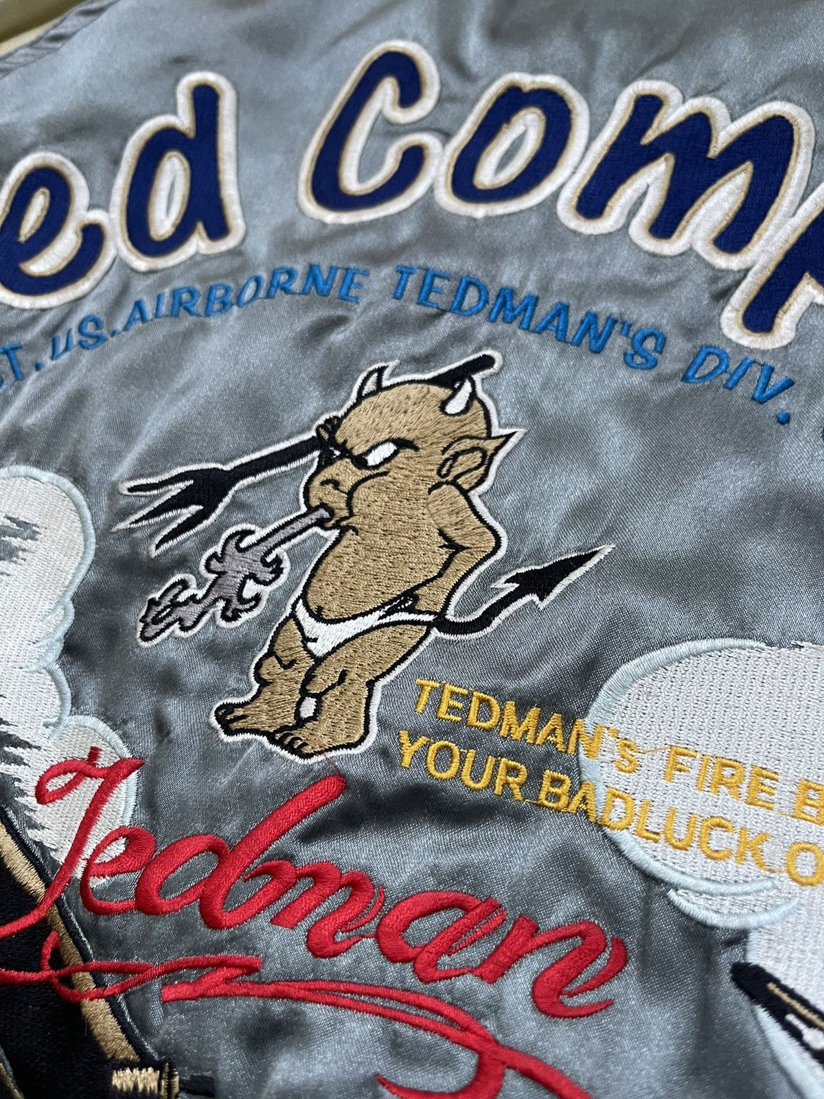 Tedman Vintage Tedman Company Sukajan Souvenier Satin jacket Size US L / EU 52-54 / 3 - 16 Thumbnail