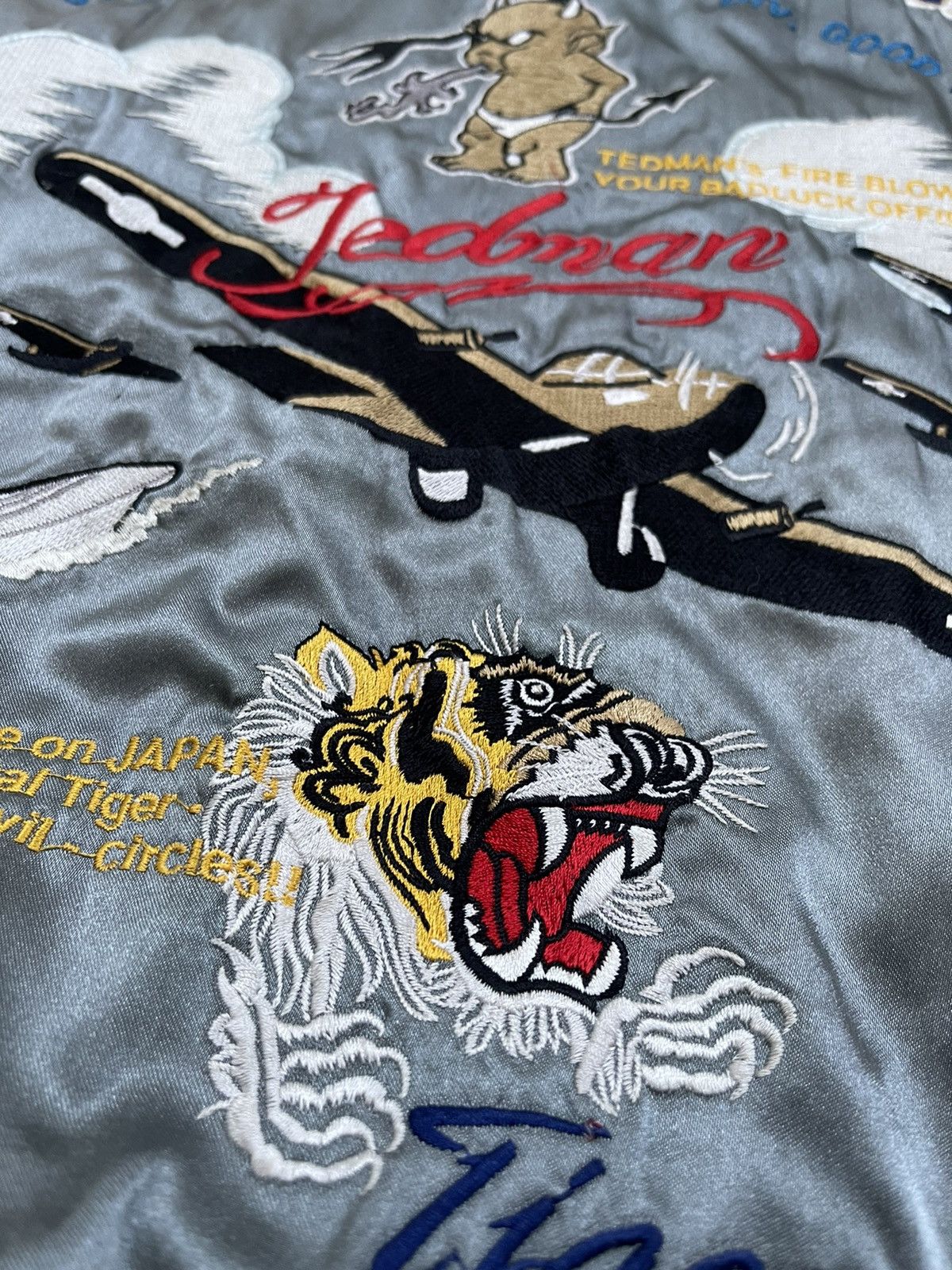 Tedman Vintage Tedman Company Sukajan Souvenier Satin jacket Size US L / EU 52-54 / 3 - 13 Thumbnail