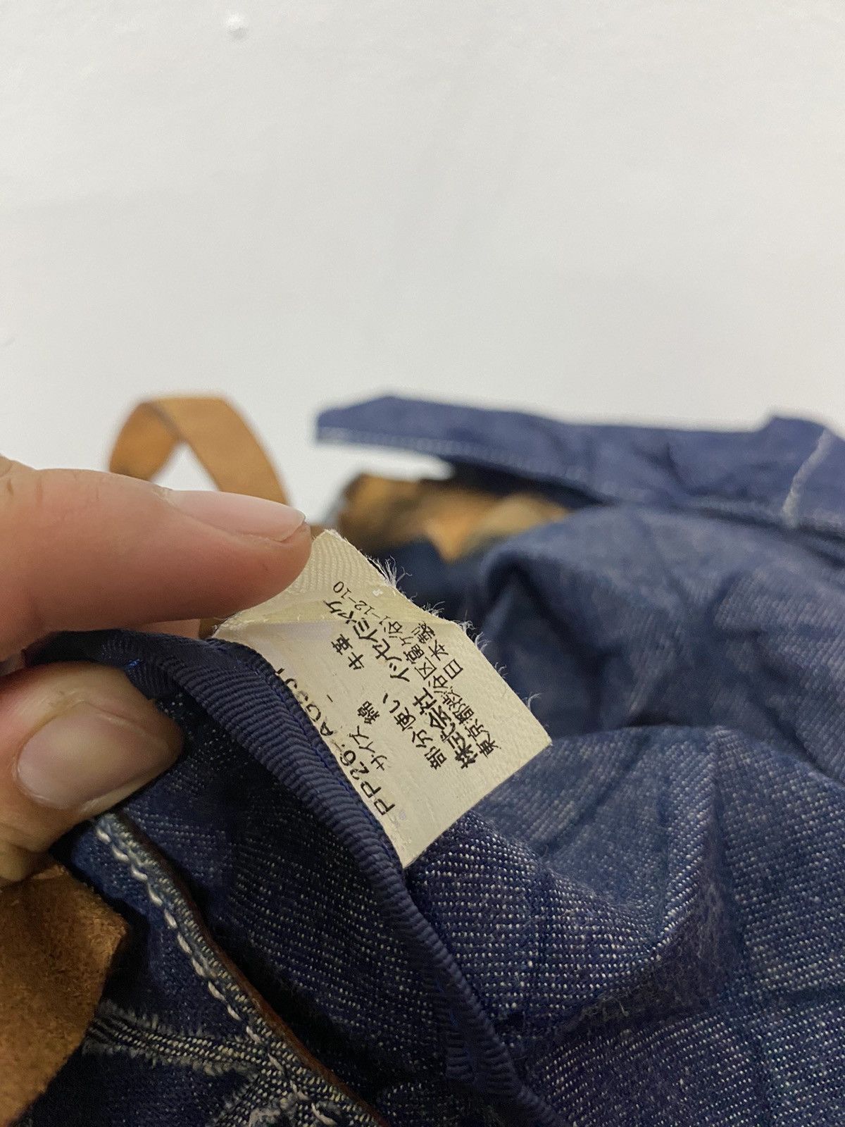 Designer × Pleats Please Issey Miyake Issey miyake Pleats please Patchwork Denim Tote Bag Size ONE SIZE - 7 Thumbnail