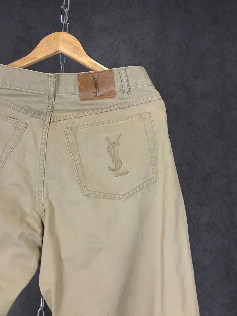 Yves Saint Laurent YSL Yves Saint Laurent luxury streetwear pants Size US 30 / EU 46 - 2 Thumbnail