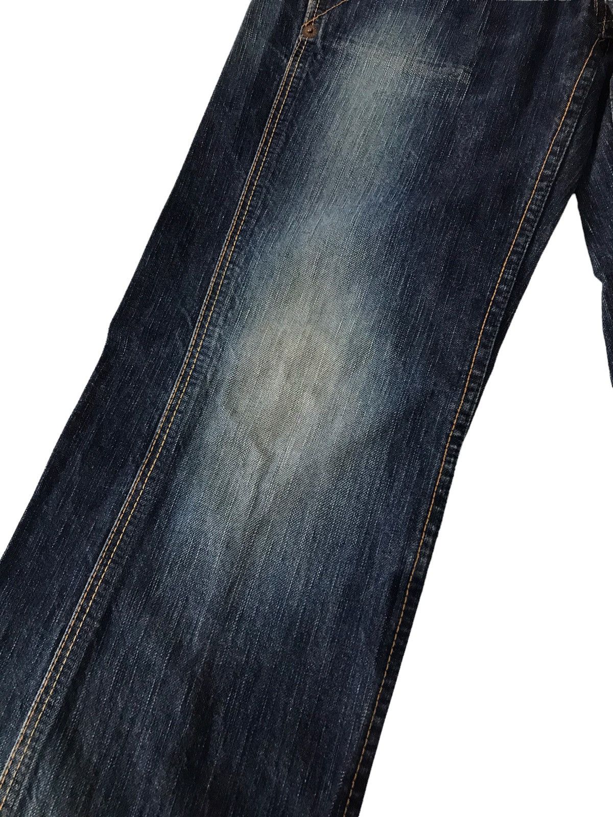 Edwin Flare Jeans Vintage Edwin 503 Faded Blue Low Rise Denim Size US 30 / EU 46 - 9 Thumbnail