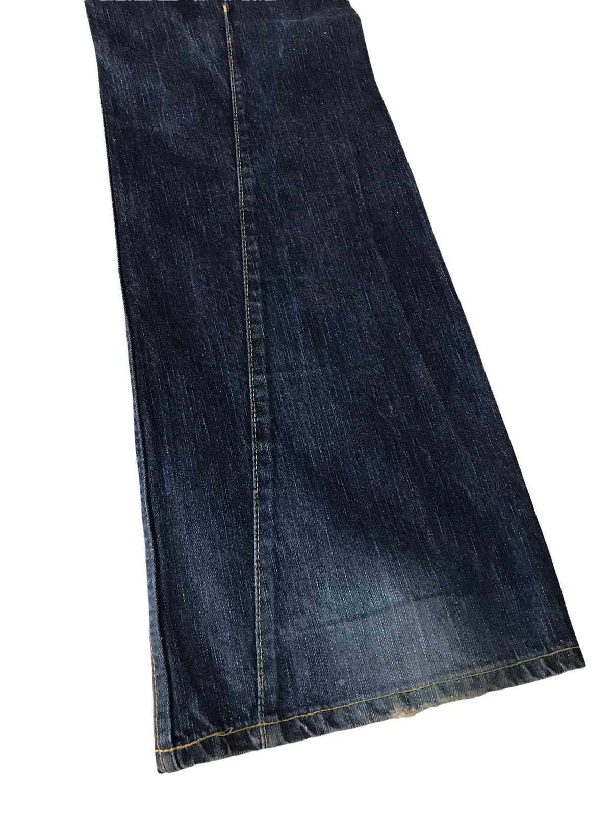 Edwin Flare Jeans Vintage Edwin 503 Faded Blue Low Rise Denim Size US 30 / EU 46 - 15 Thumbnail