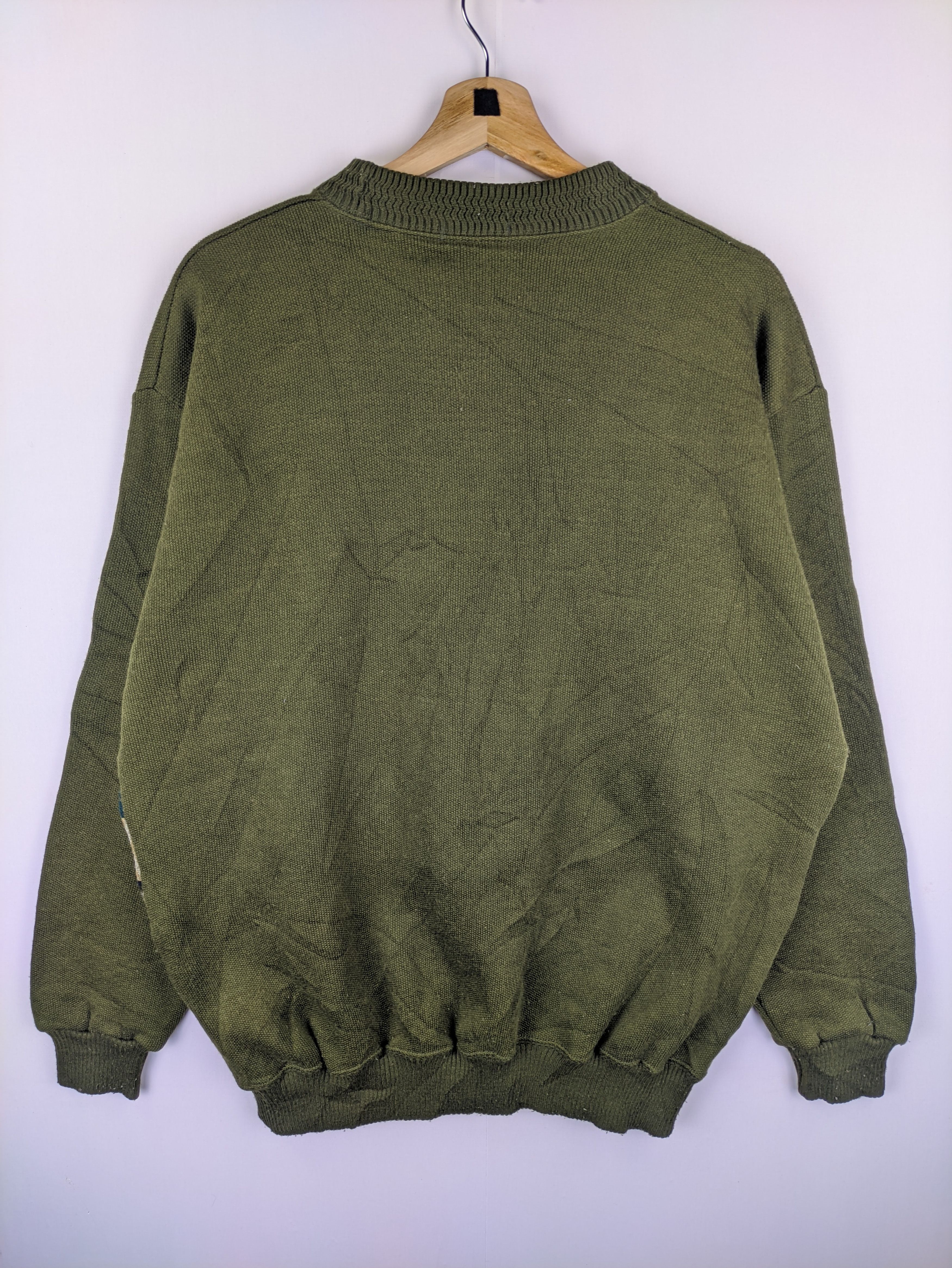 Lindbergh Steals🔥Vintage Knit Sweater by Big Lindbergh Size US XL / EU 56 / 4 - 2 Thumbnail