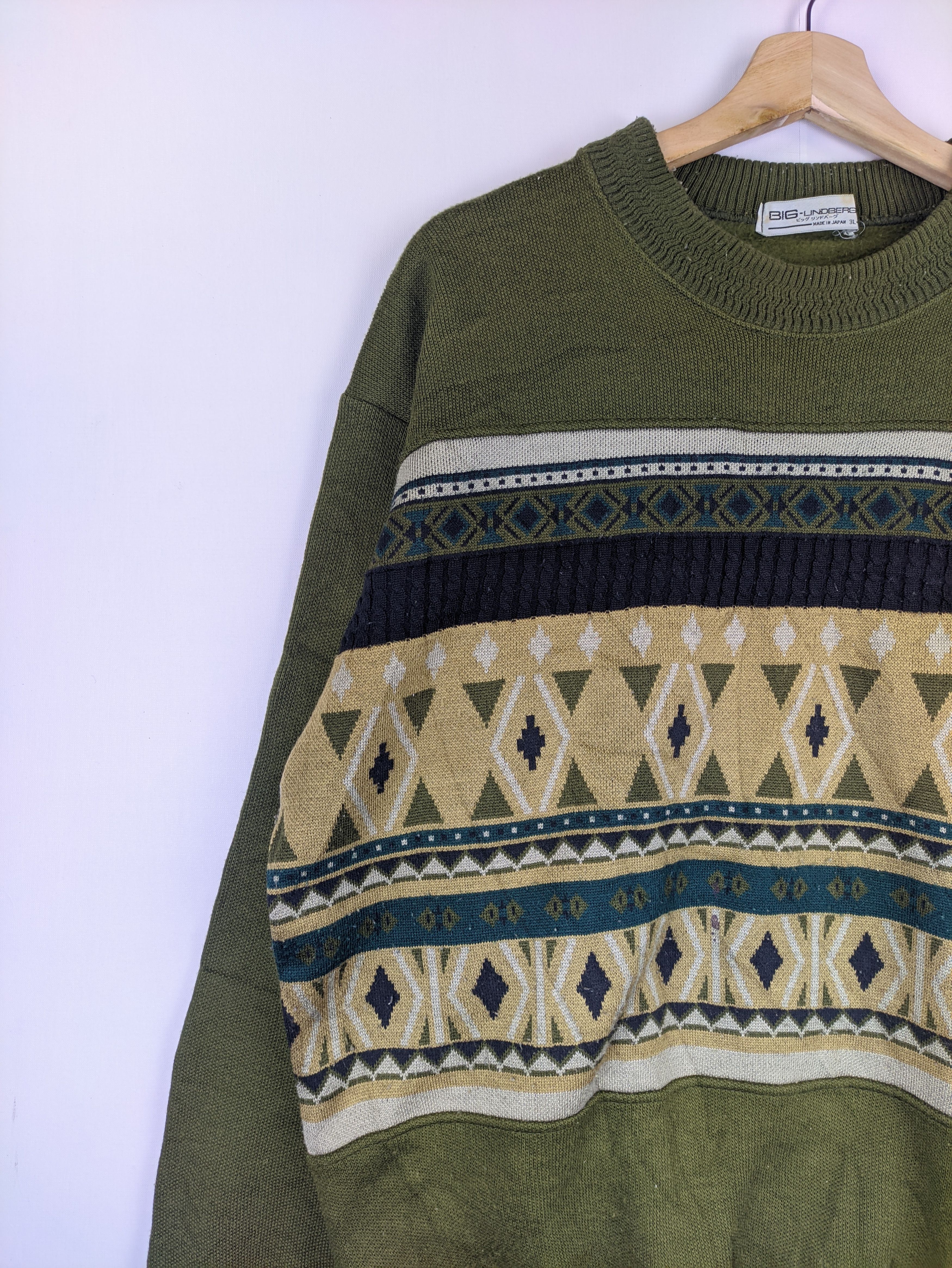 Lindbergh Steals🔥Vintage Knit Sweater by Big Lindbergh Size US XL / EU 56 / 4 - 5 Thumbnail