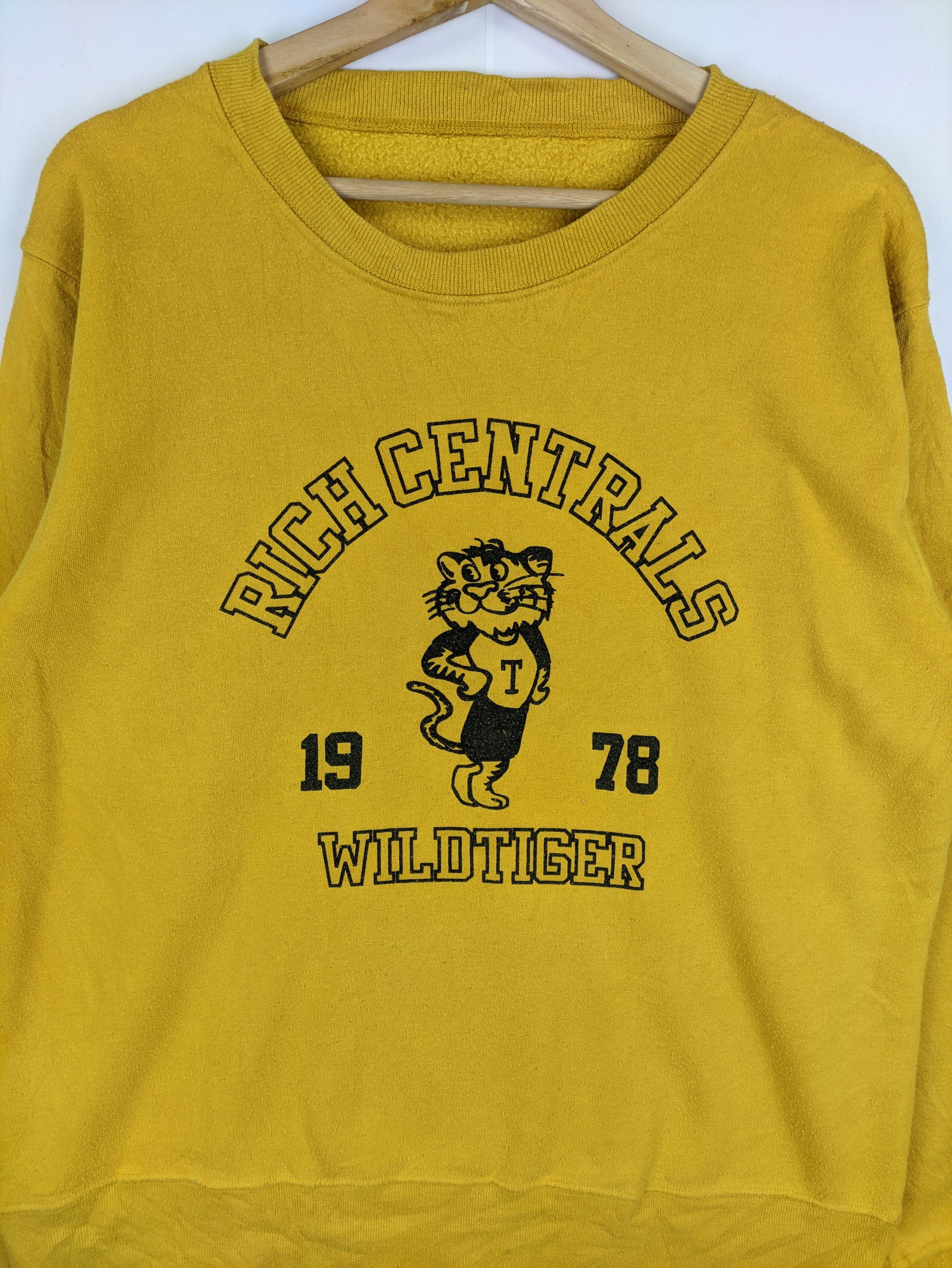 Japanese Brand Steals🔥Vintage Sweatshirt Rich Centrals Wild Tiger Size US L / EU 52-54 / 3 - 7 Thumbnail