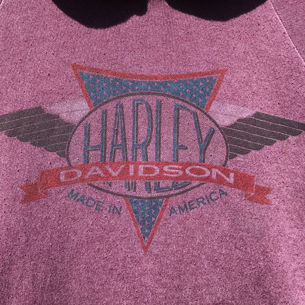 Harley Davidson × Vintage Vintage 90s 3D Harley Davidson Hoodie Sweatshirt Size US S / EU 44-46 / 1 - 5 Thumbnail