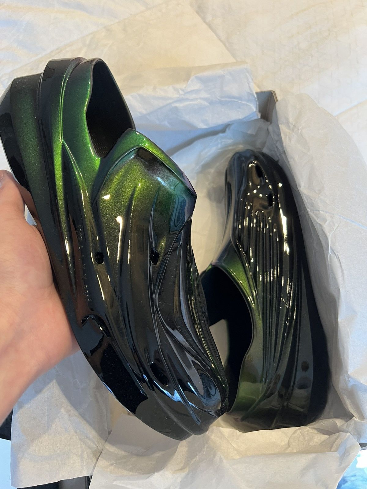 image of 1017 Alyx 9Sm Mono Slip On Shoes in Gradient, Men's (Size 8)