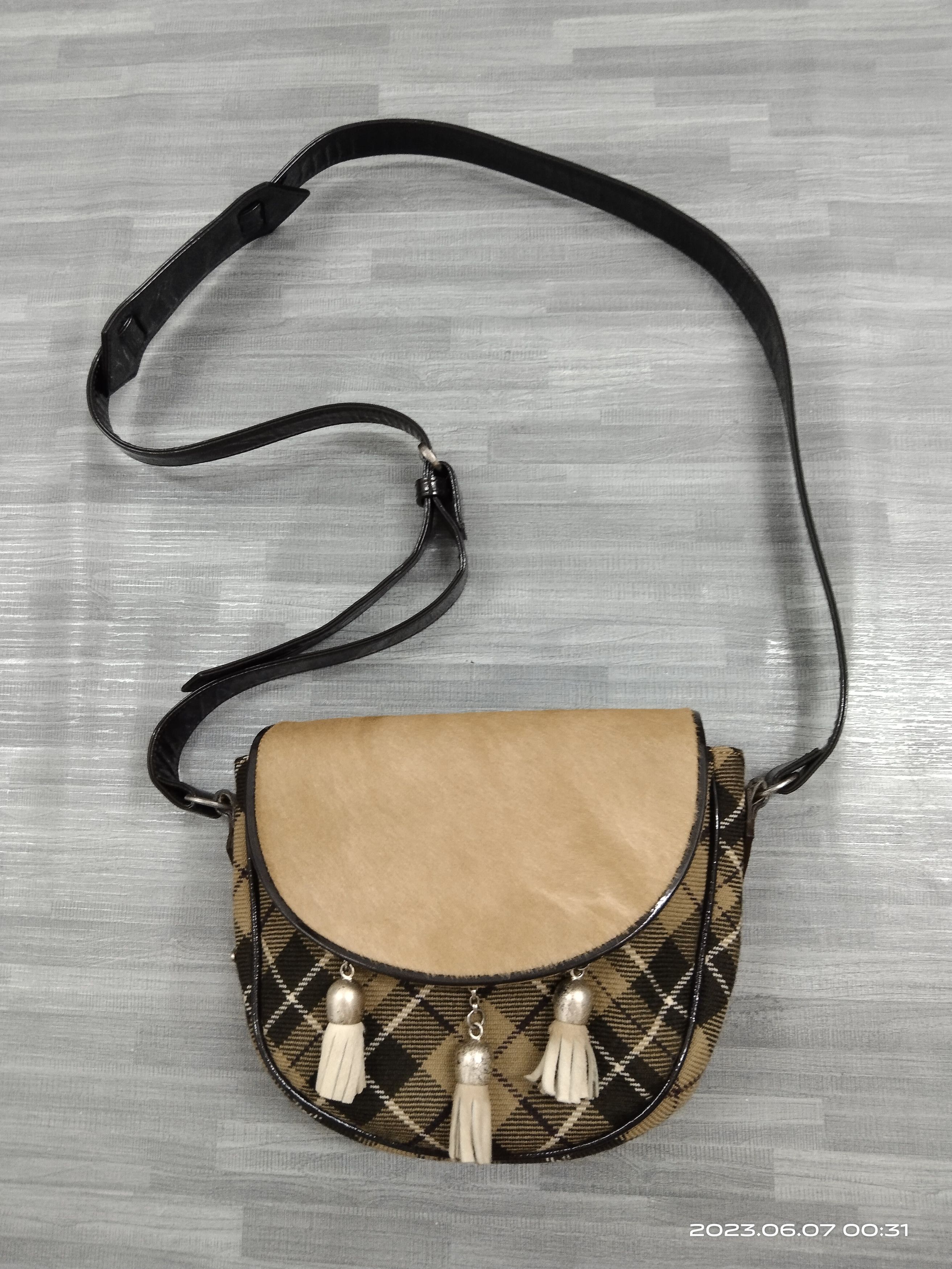 Vivienne Westwood VIVIENNE WESTWOOD TARTAN HORSE HAIR BAG Size ONE SIZE - 2 Thumbnail