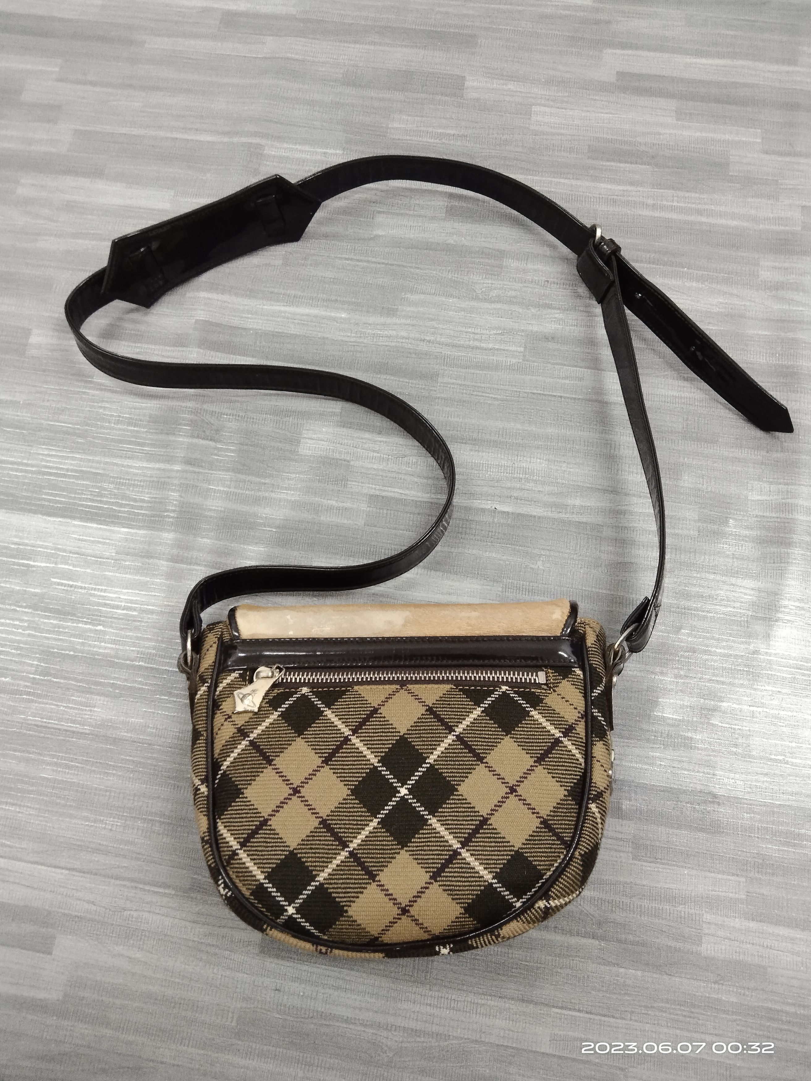 Vivienne Westwood VIVIENNE WESTWOOD TARTAN HORSE HAIR BAG Size ONE SIZE - 3 Thumbnail