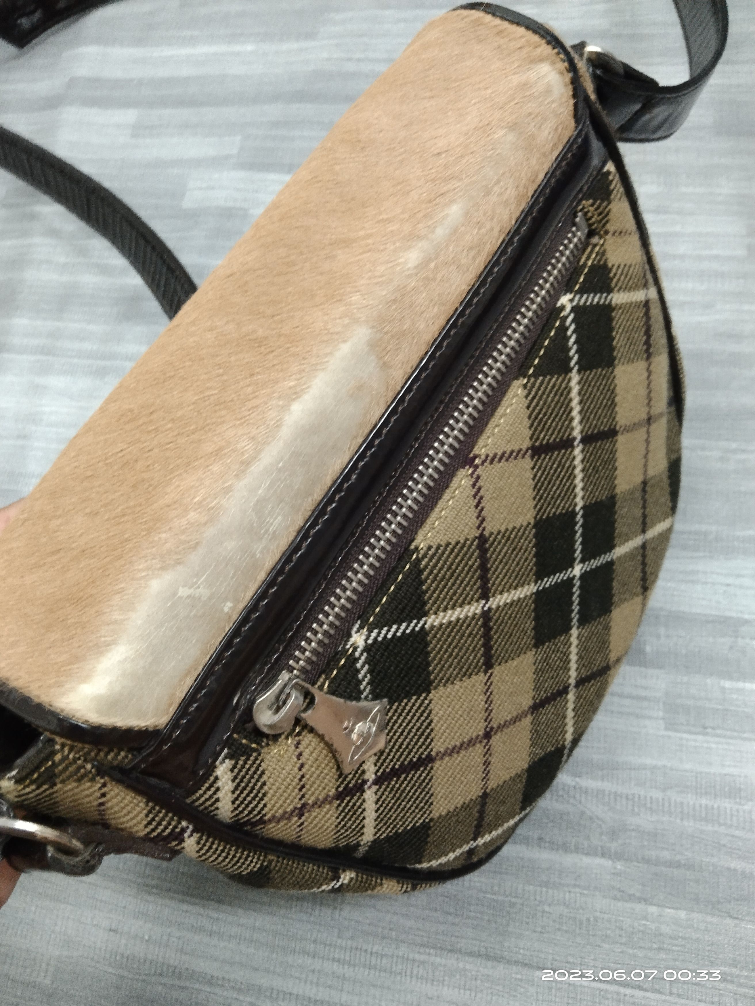 Vivienne Westwood VIVIENNE WESTWOOD TARTAN HORSE HAIR BAG Size ONE SIZE - 4 Thumbnail