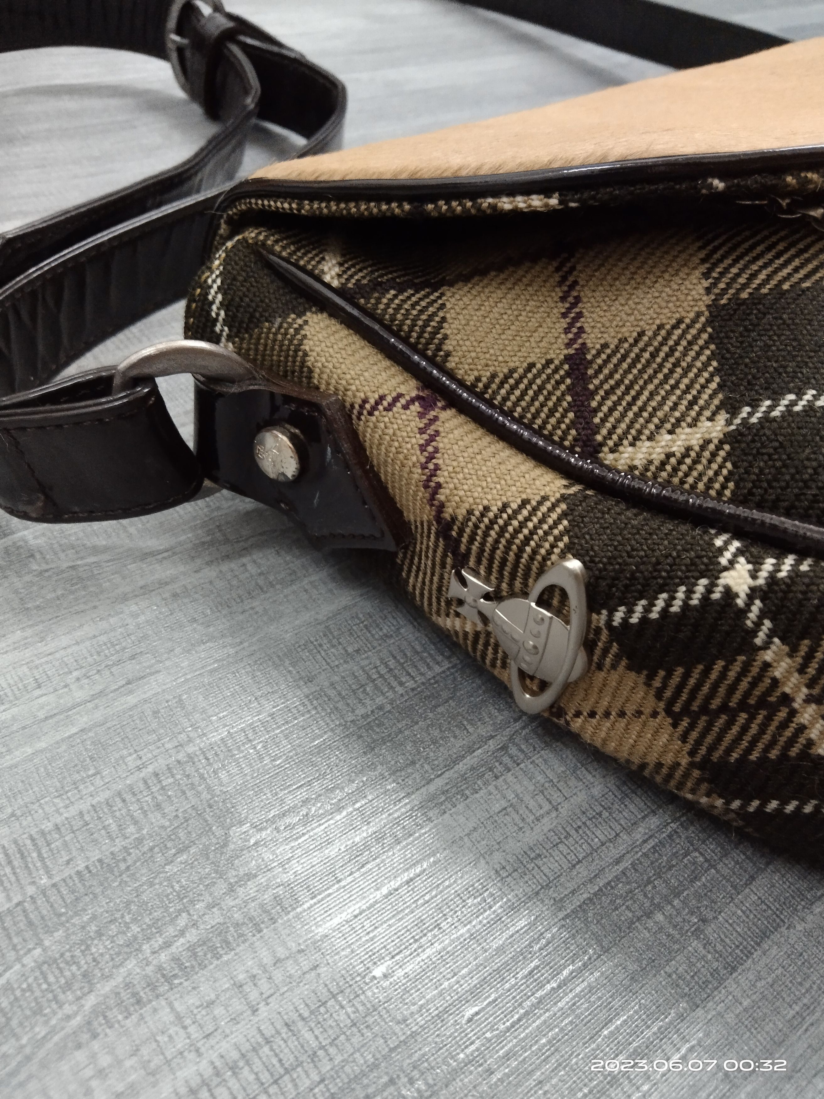 Vivienne Westwood VIVIENNE WESTWOOD TARTAN HORSE HAIR BAG Size ONE SIZE - 6 Thumbnail