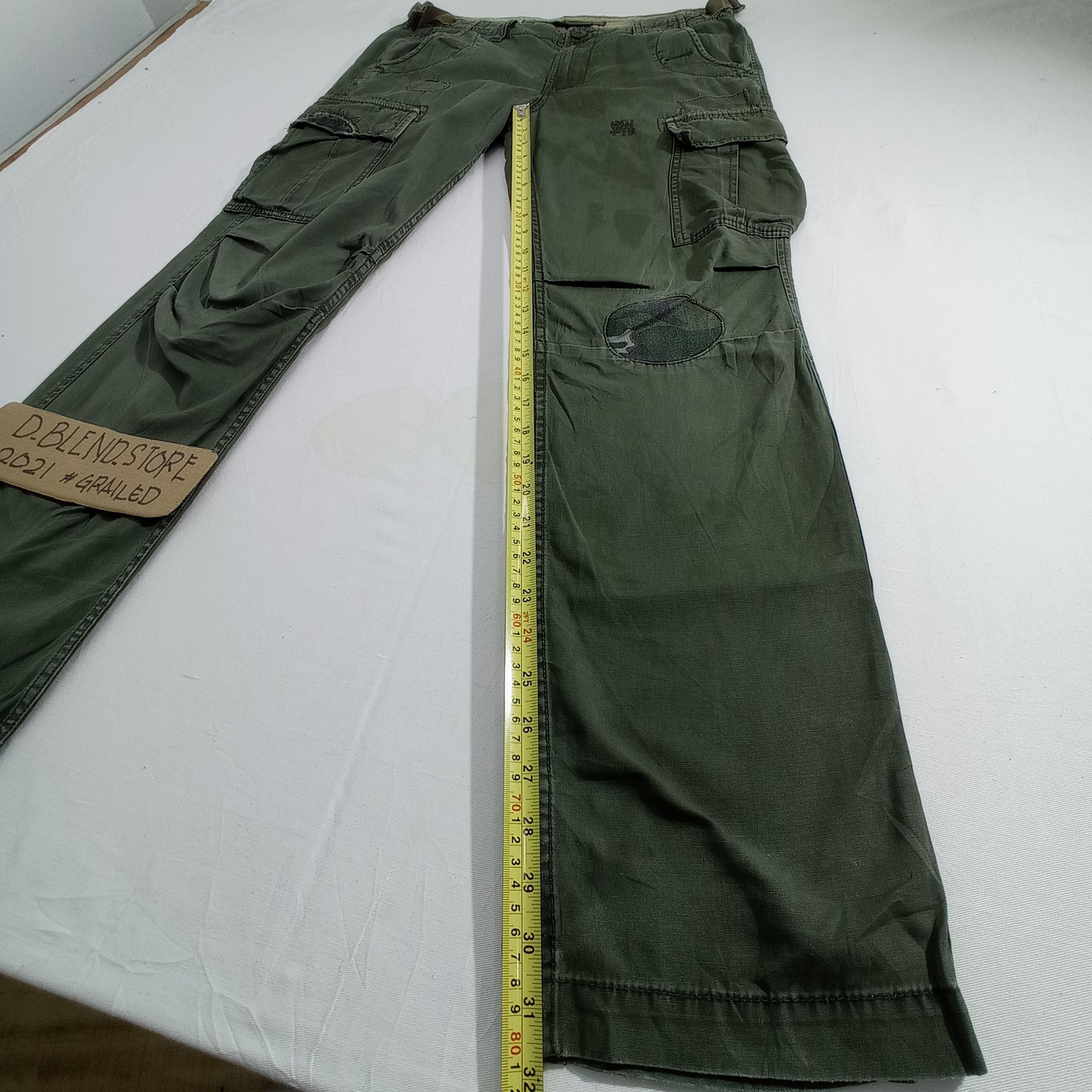 Japanese Brand Neutral Infinity Military Cargo Pants Size US 33 - 16 Thumbnail