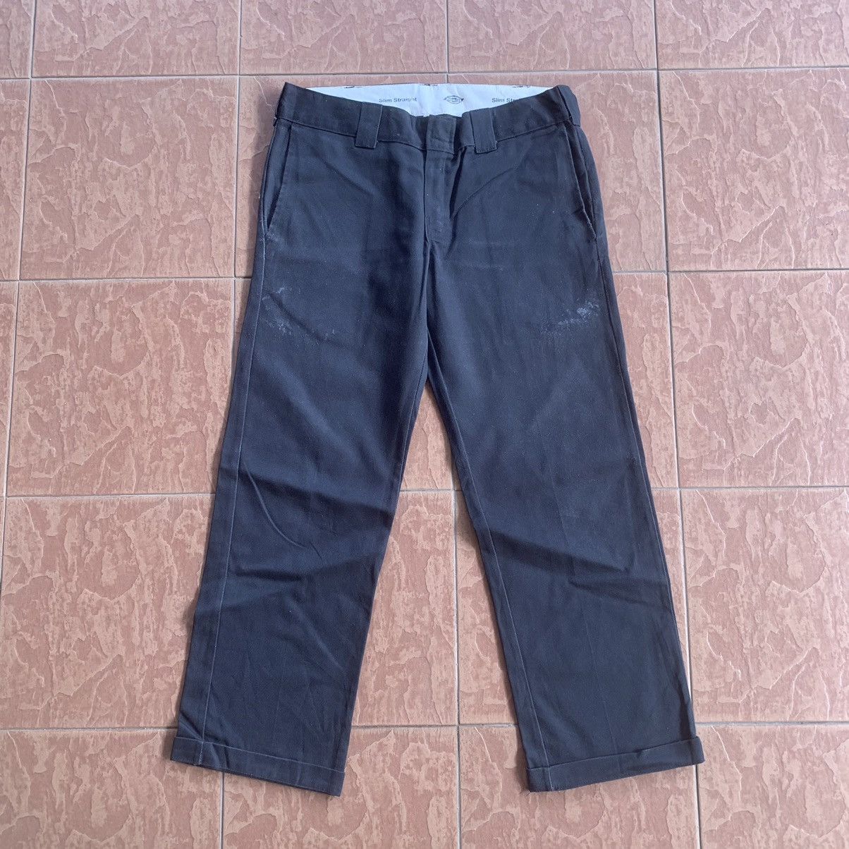 Dickies × Vintage VINTAGE DICKIES TROUSERS WORK WEAR BLANK FADED BLACK PANTS Size US 31 - 1 Thumbnail